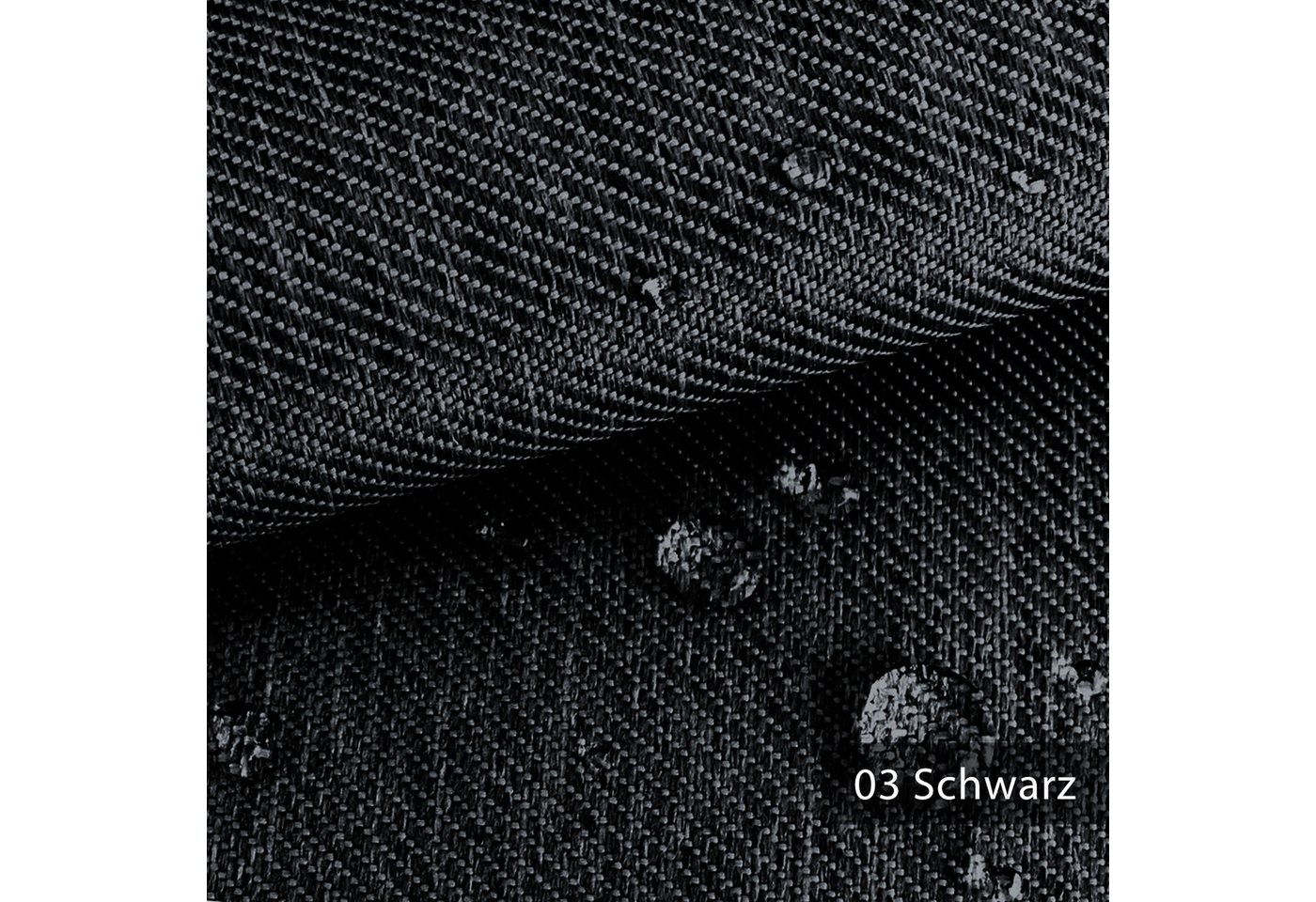 Thumbnail - novely® Stoff OXFORD 350D Outdoor-Stoff Leinen-Look Mélange Polsterstoff, Wasserabweisend, Outdoor, Meterware, 1lfm
