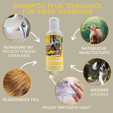 EMMA Eventing Tiershampoo Hundeshampoo Pferdeshampoo 0,5l Teebaumöl sensitiv glänzendes Fell, 250 ml