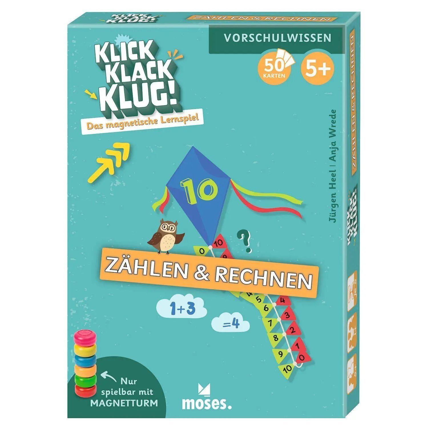 Moses. Verlag Spiel Klick Klack Klug Kartenset Erstes Rechnen ab 5 von Moses. Verlag