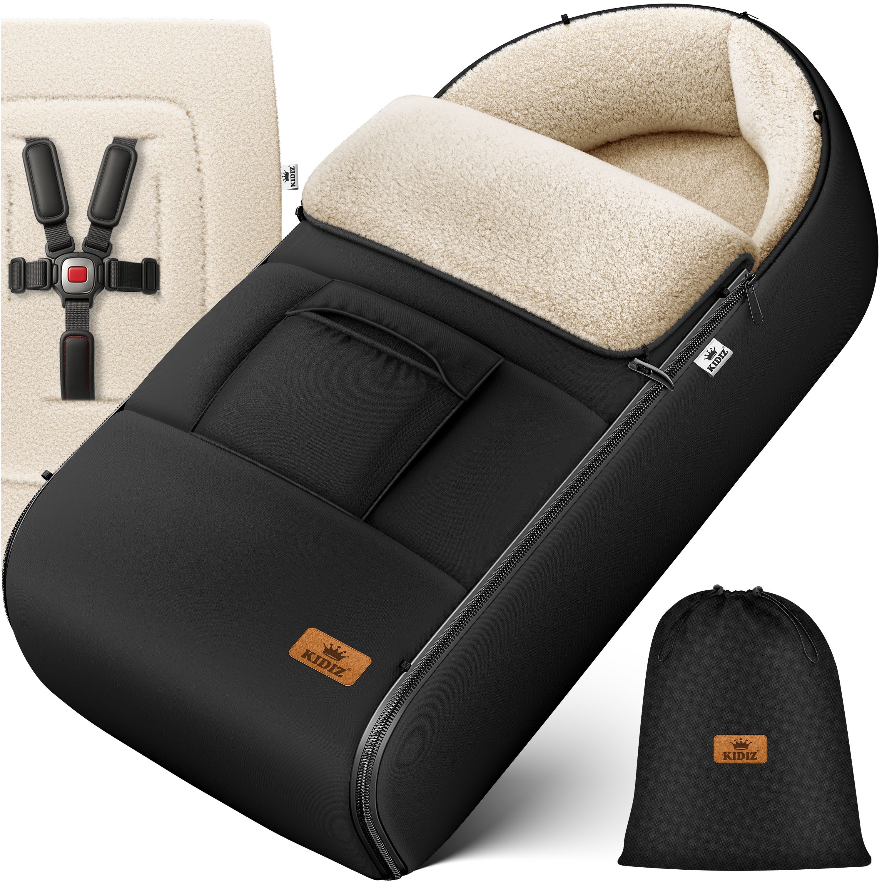 KIDIZ Babyschlafsack, Babyfußsack Baby Fußsack Winterfußsack Babyschale günstig online kaufen