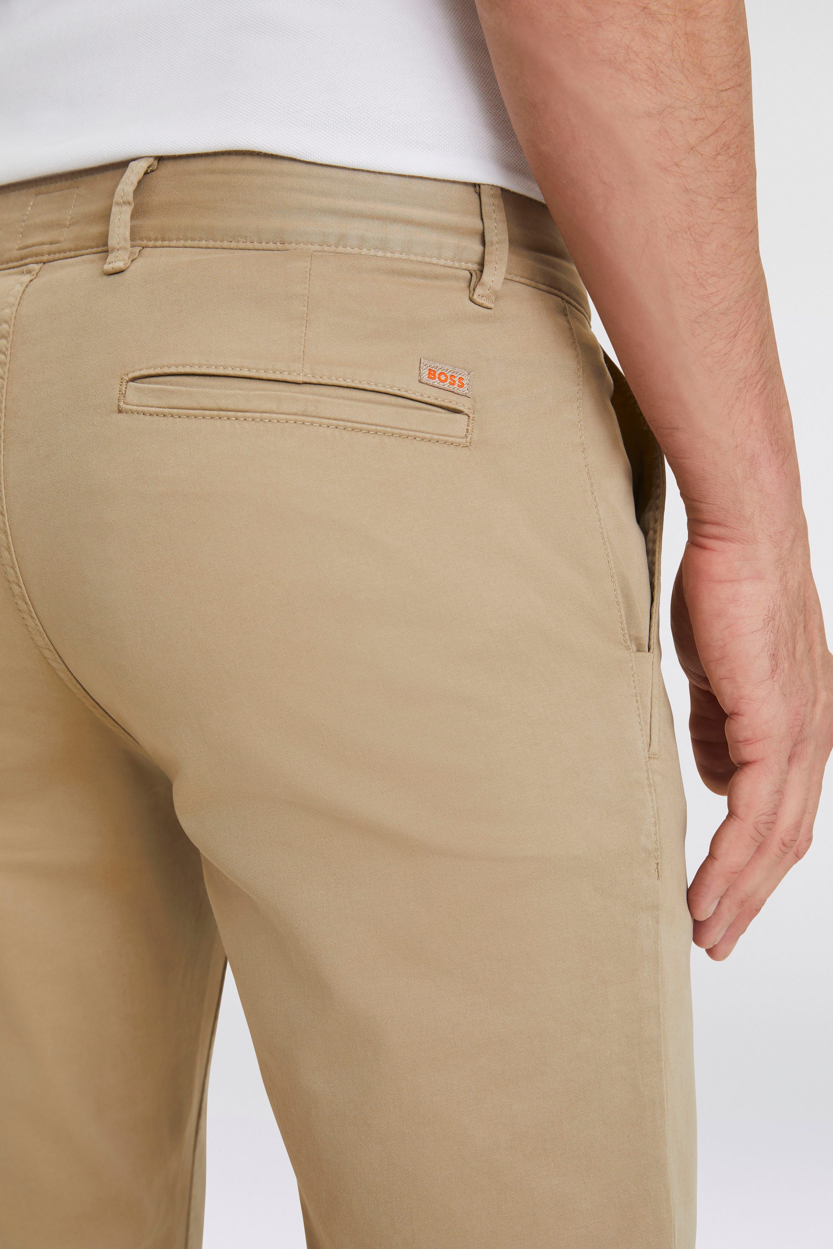 BOSS ORANGE Chinohose slim mit Gesäßtaschen