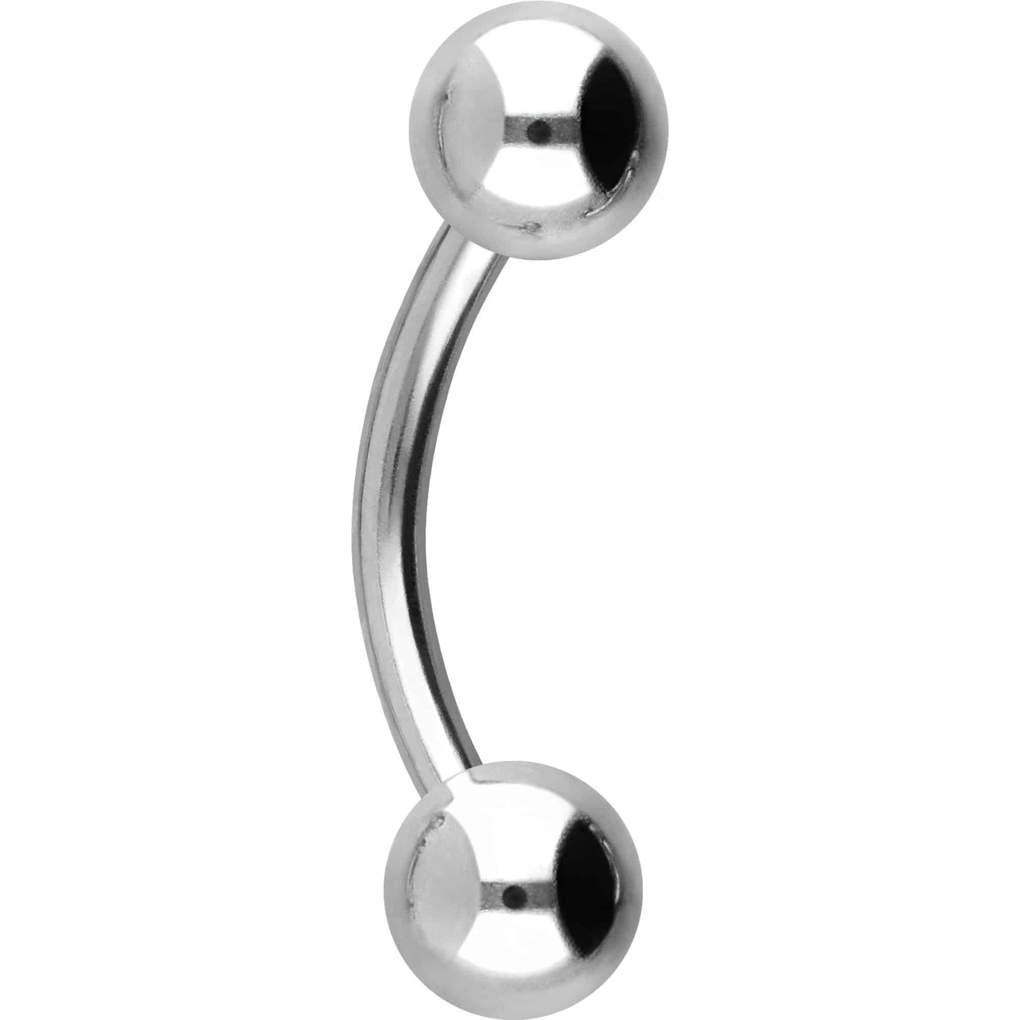 PIERCINGLINE Bauchnabelpiercing Chirurgenstahl Banane (Bananen, 1-tlg)