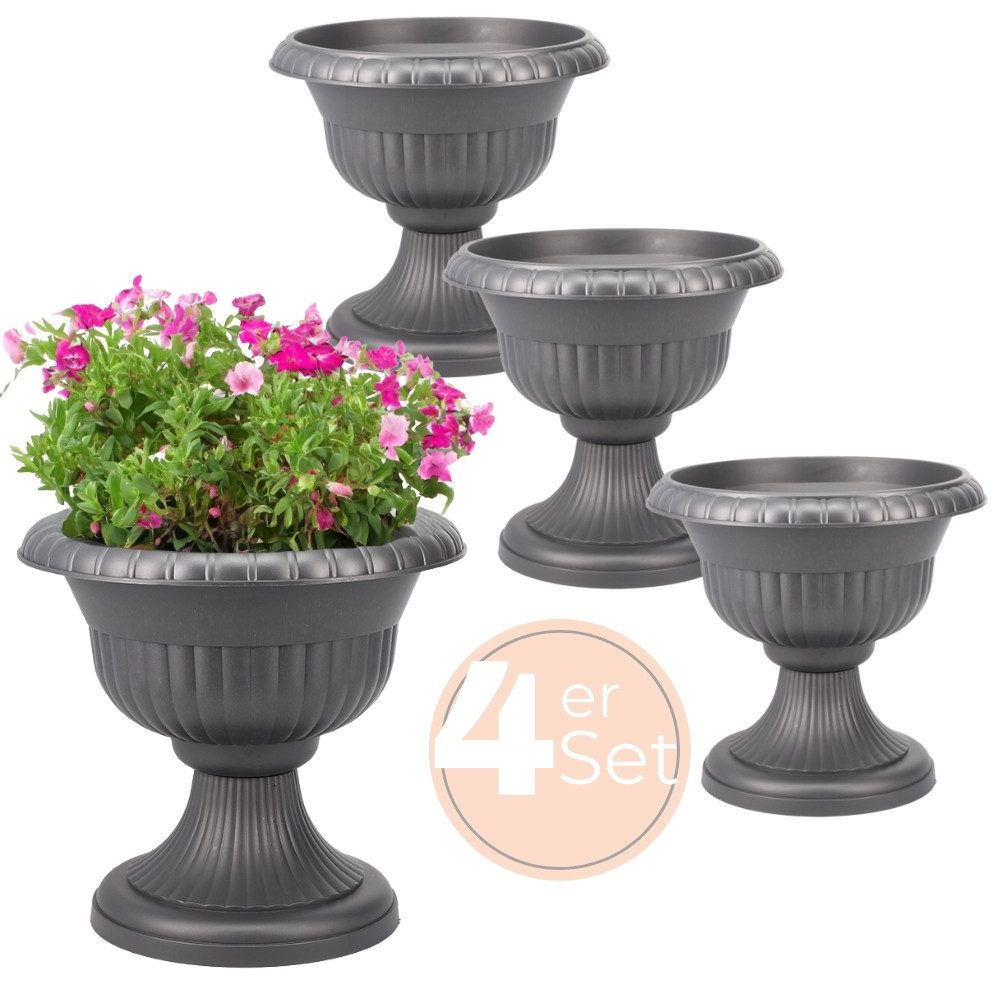 GarPet Blumentopf 4x Blumentopf mit Ständer günstig online kaufen