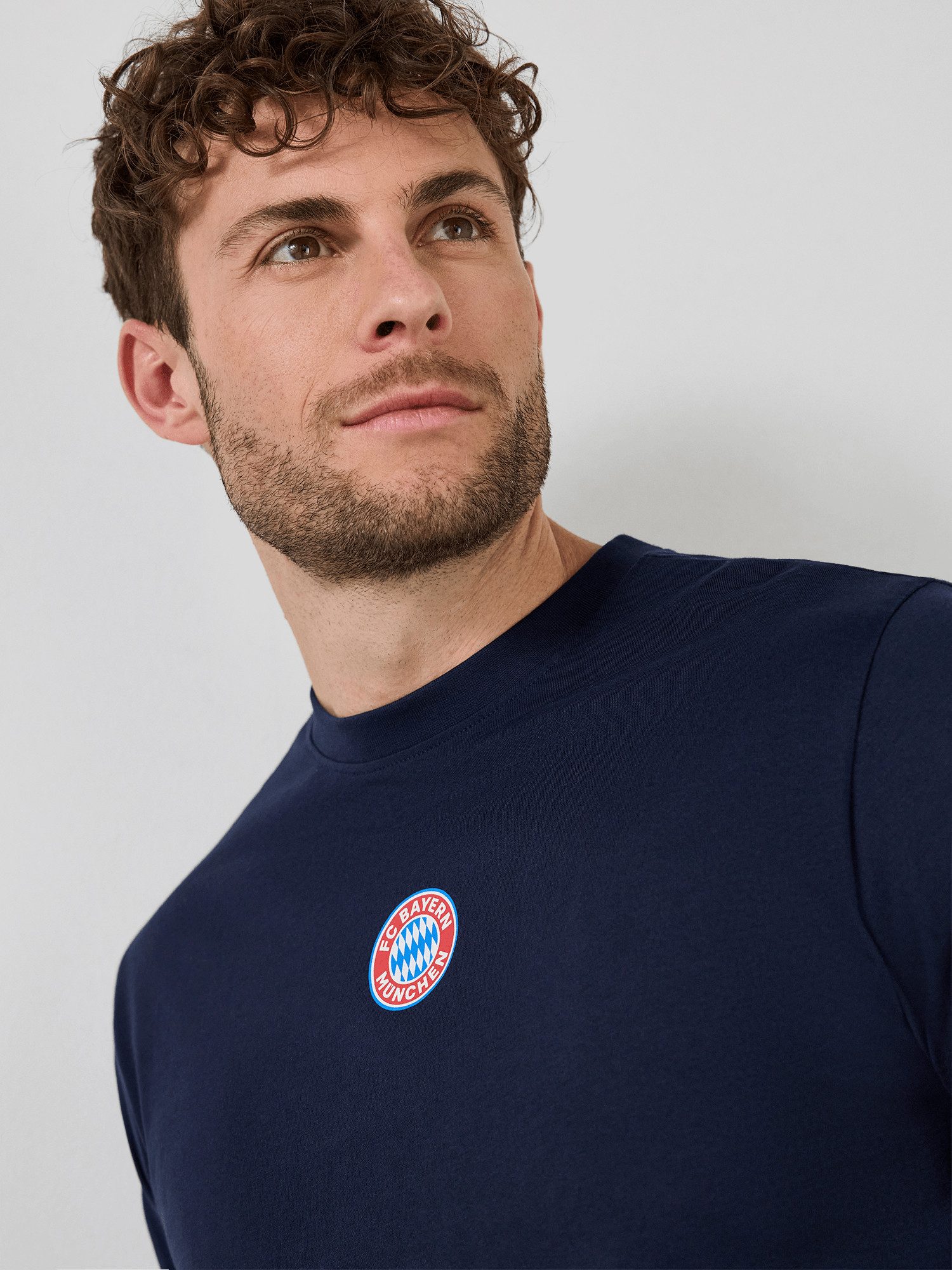 FC Bayern München Schlafanzug FC Bayern München, Schlafanzug Essentials, Herren, Navy – Bild 3 von 5