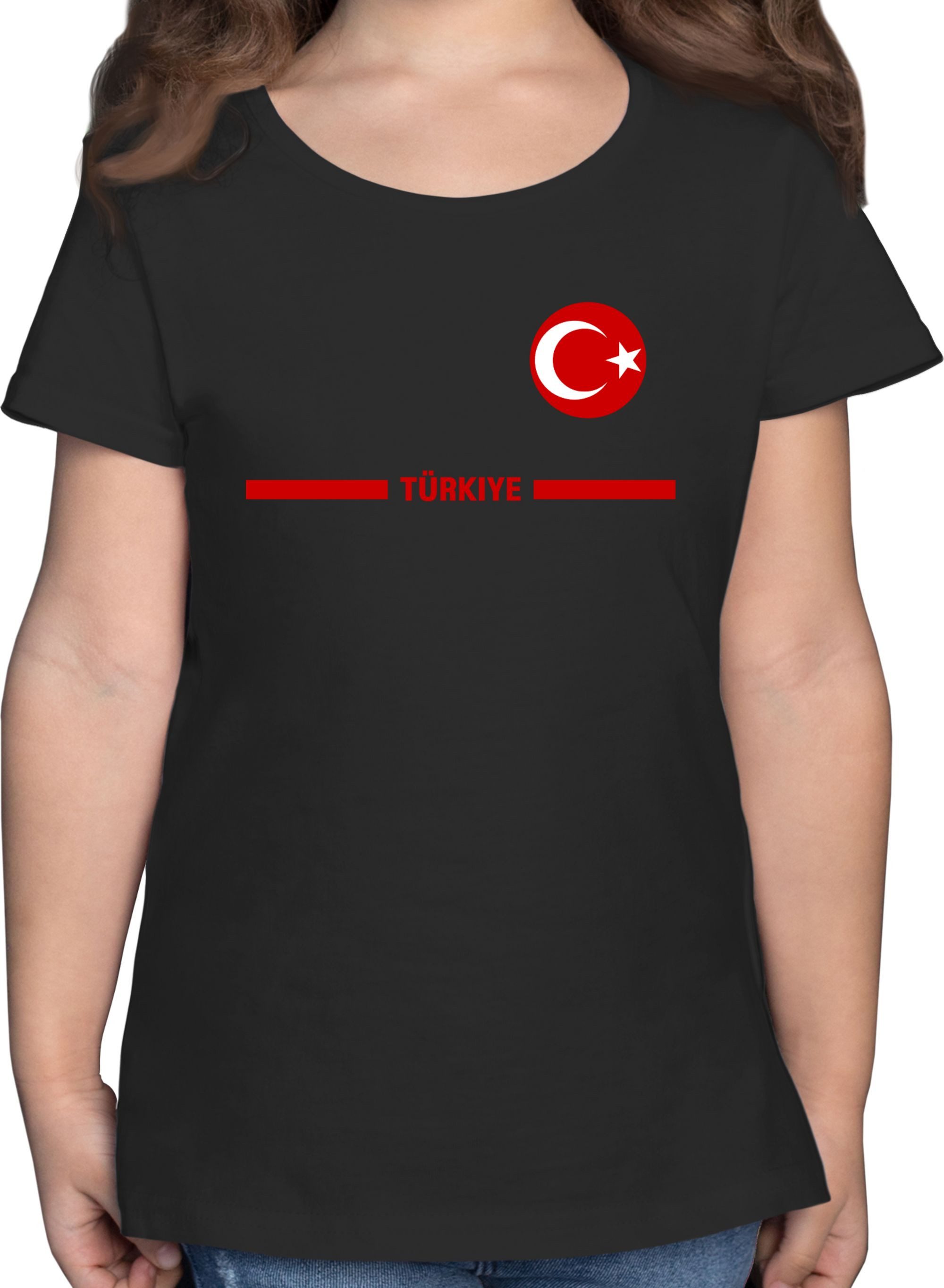 T-Shirt Türkei Trikot Wappen, Türkiye mit Stolz, Türkisches Fan-Motiv