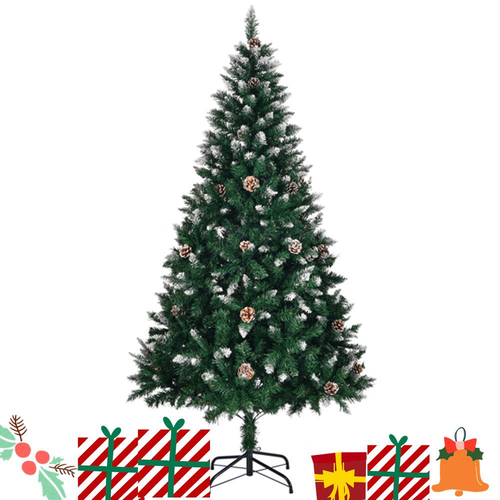 Künstlicher Weihnachtsbaum 6 FT künstlichen Weihnachtsbaum mit Tannenzapfen,Weihnachten