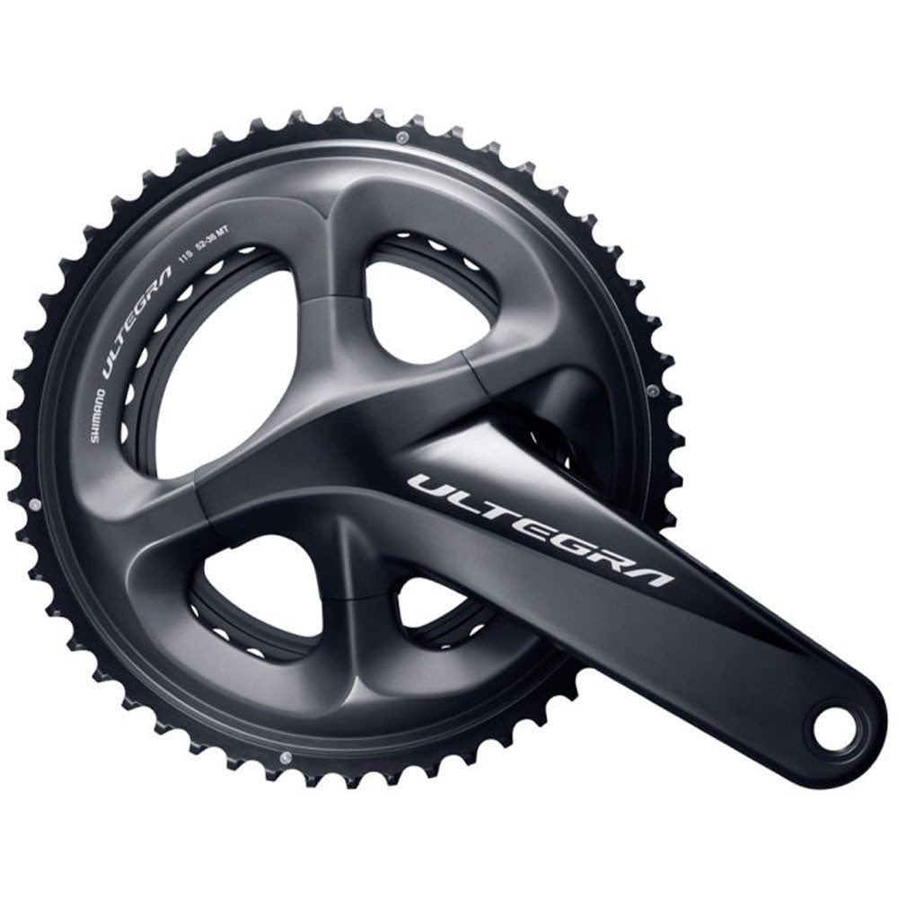 Fahrradkurbel SHIMANO Kurbelgarnitur ULTEGRA FC-R8000 172,5mm 52-36Z. 2x11f. anthraz