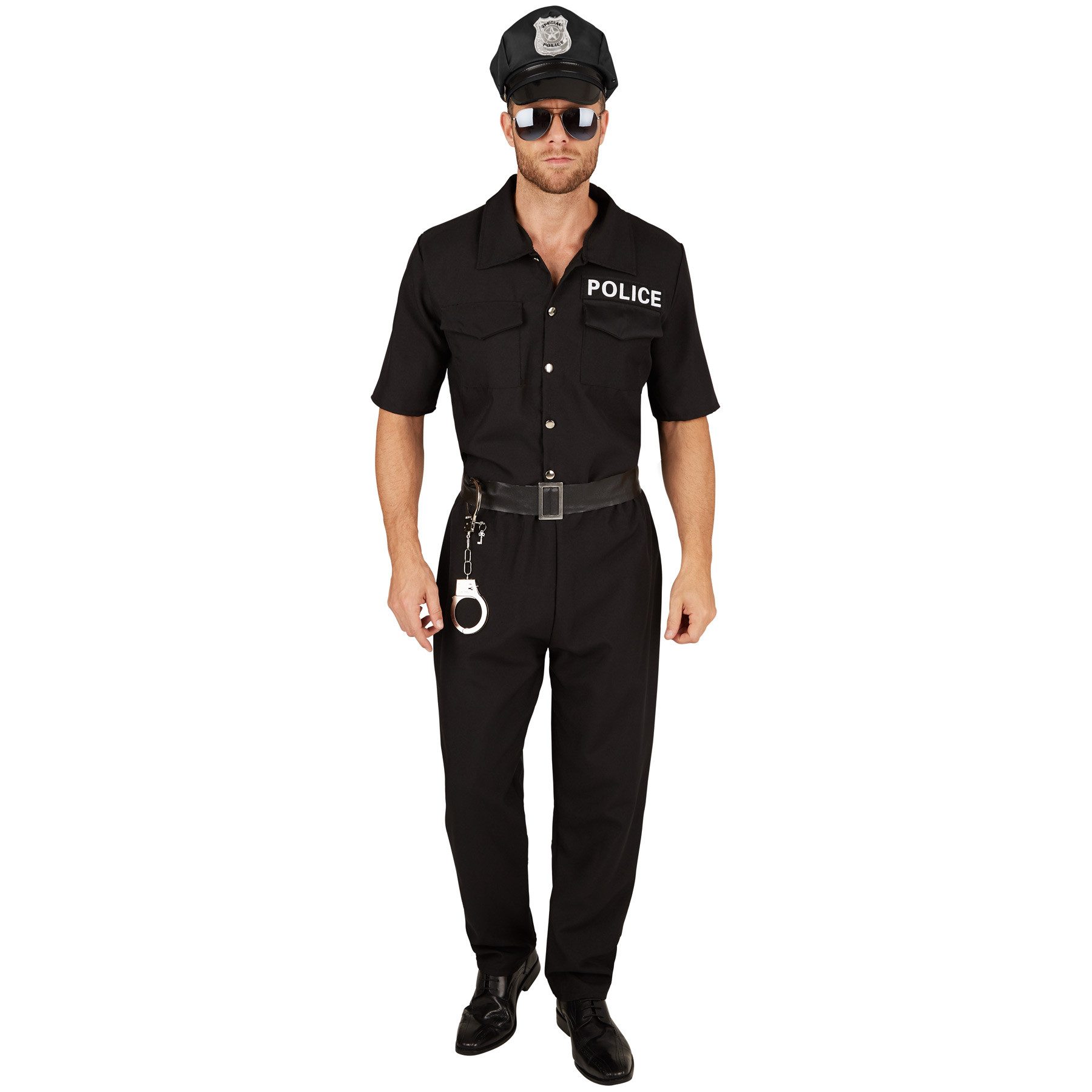 dressforfun Kostüm Herrenkostüm Polizist, Kurzärmeliges Hemd günstig online kaufen