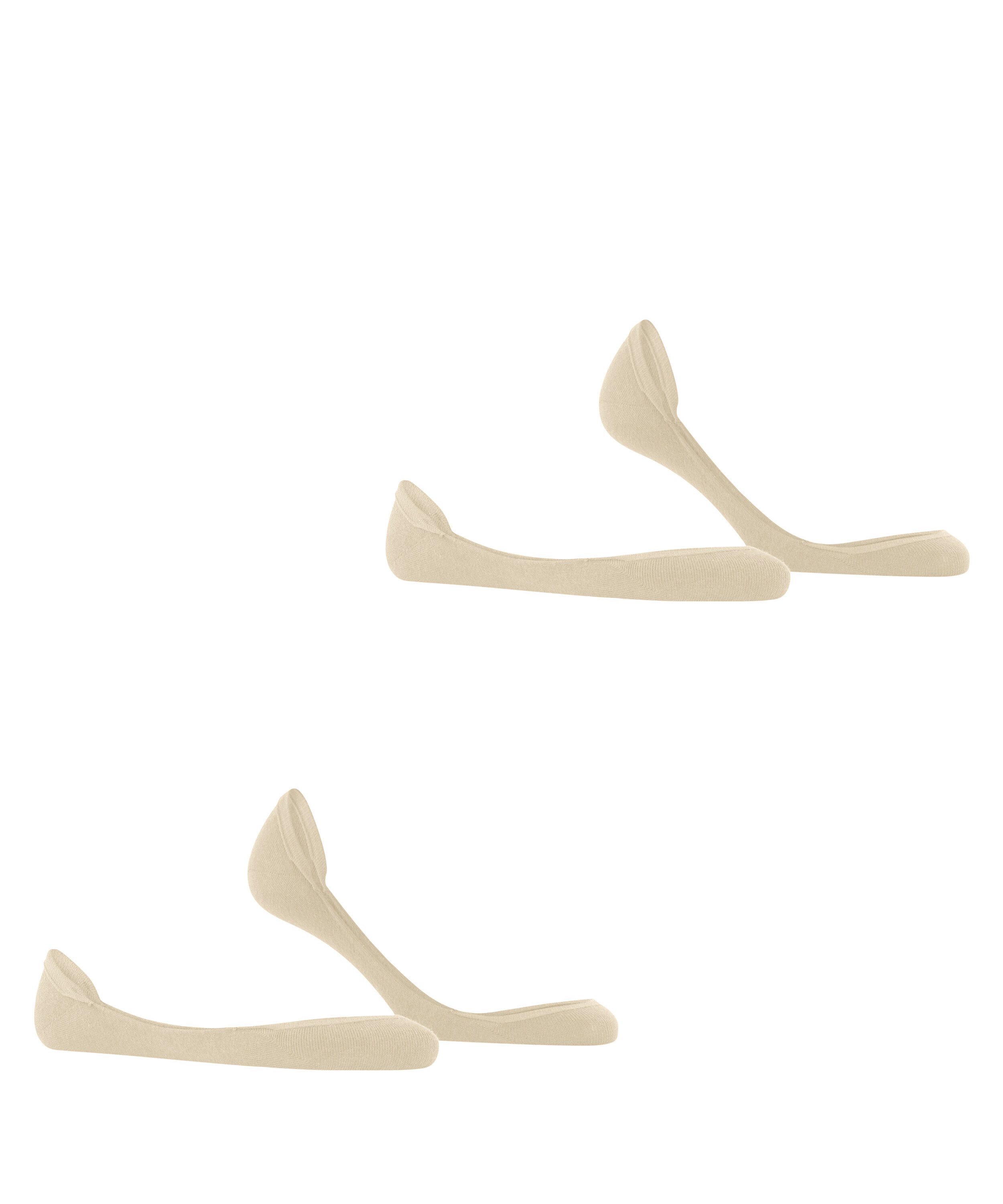 Esprit Füßlinge Solid Low (2 Paar) elegant, verstärkt und aus weicher Baumwolle, dünn, Anti-Slip