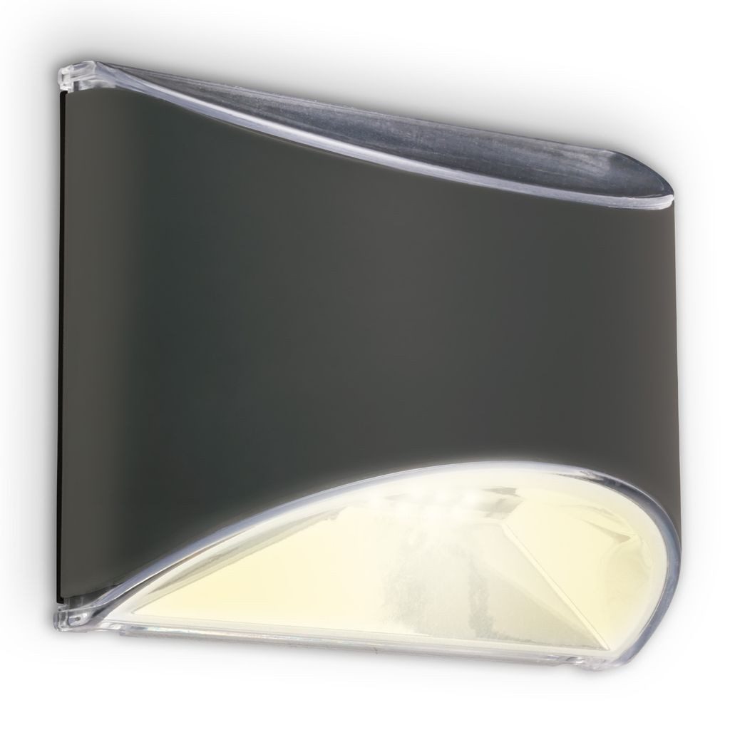 Briloner Leuchten Außen-Wandleuchte 3133015, LED fest integriert, 3000K - Warmweiß