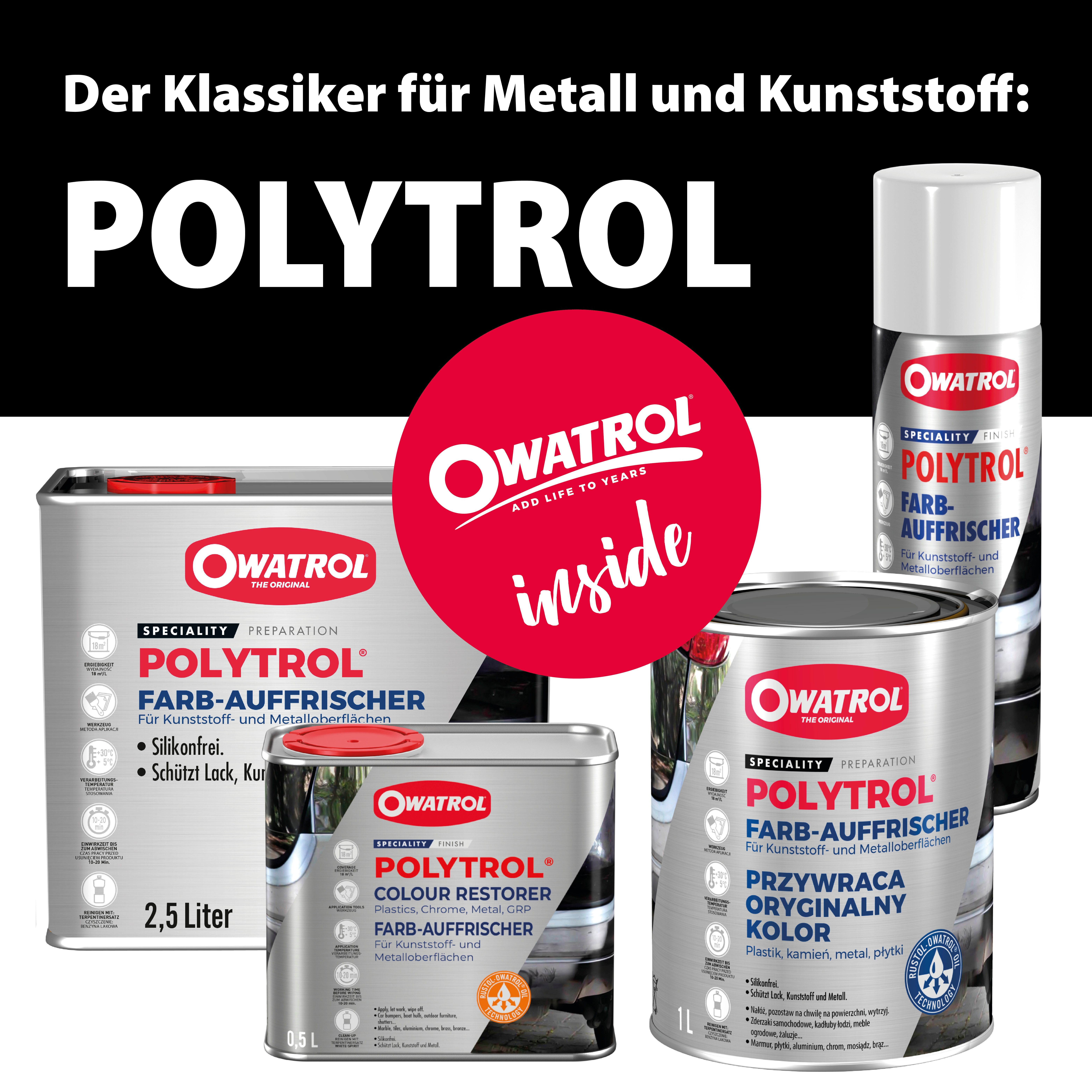 OWATROL Polytrol - Kunststoffauffrischer Autopolitur