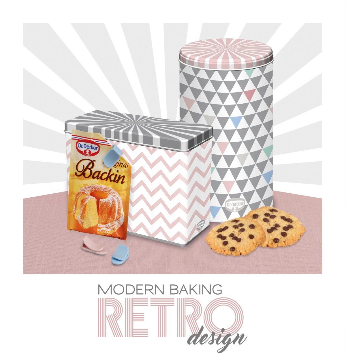 Design Modern Aufbewahrungsdose Dr. Baking Retro Oetker