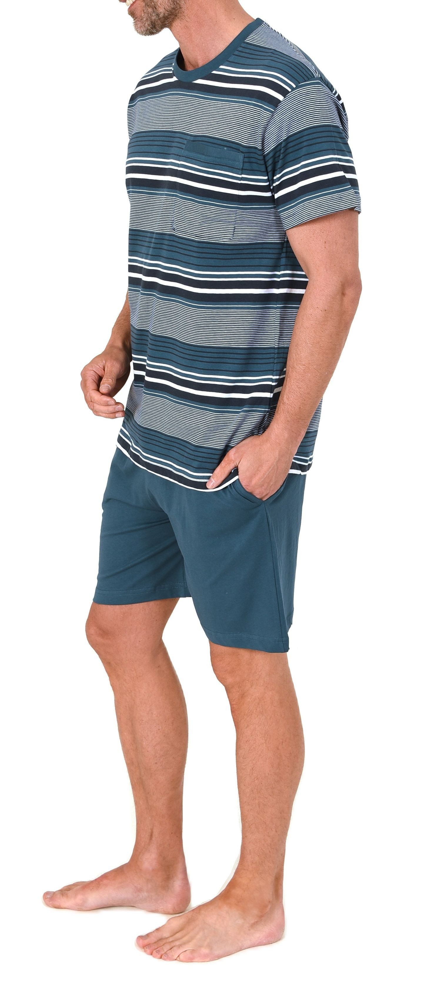 Normann Pyjama Normann Herren Pyjama kurzarm Shorty - auch in Übergröße erhältlich – Bild 3 von 5