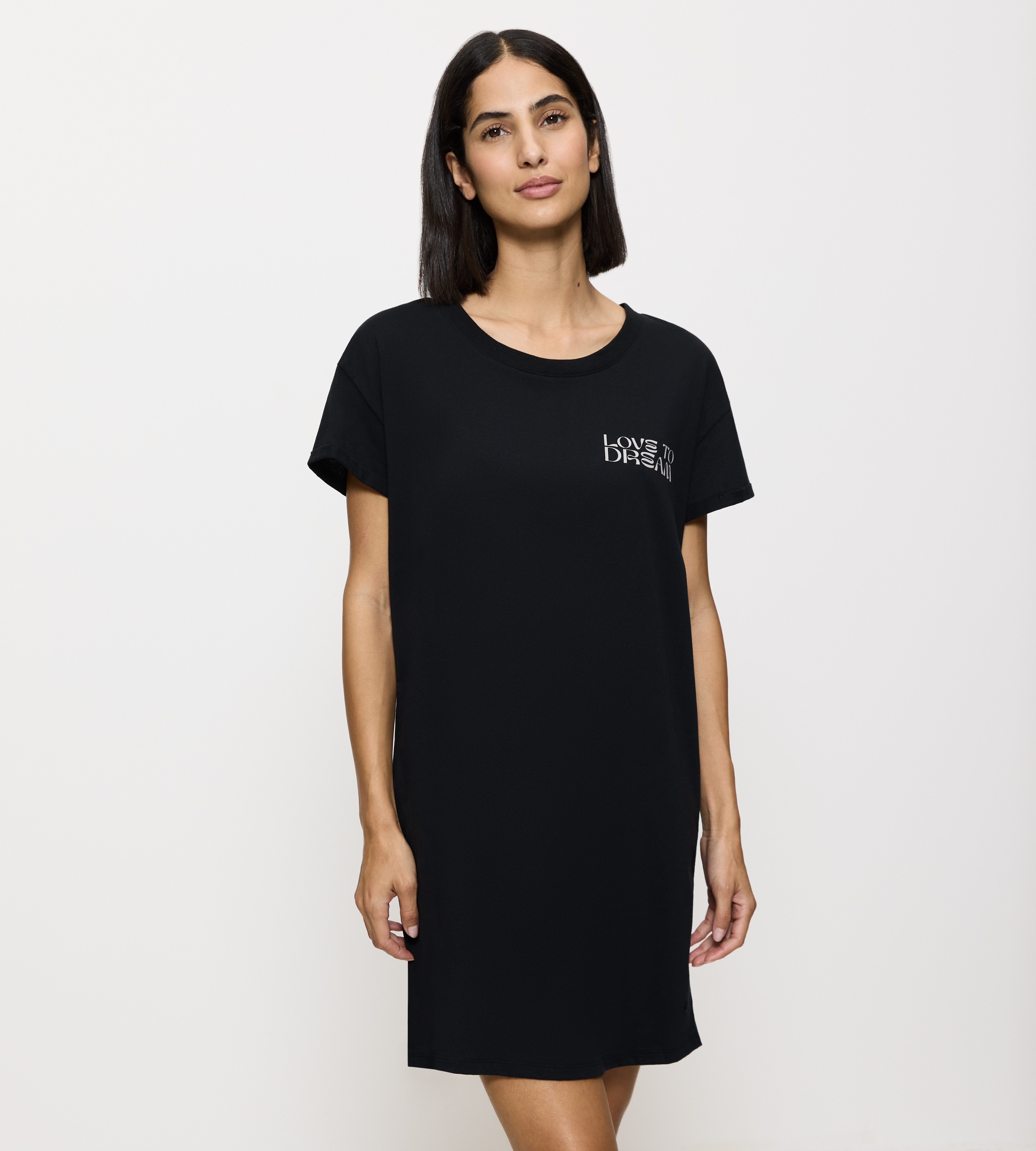 Triumph Nachthemd Nightdresses NDK X weich, atmungsaktiv, gerippter Rundhal günstig online kaufen