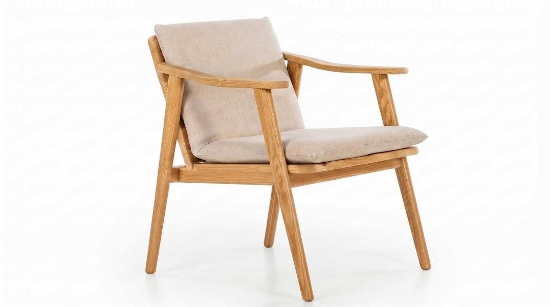 JVmoebel Stuhl Stuhl schön bequem praktisch kompakt beige modern Terrasse (1-tlg., 1 St)