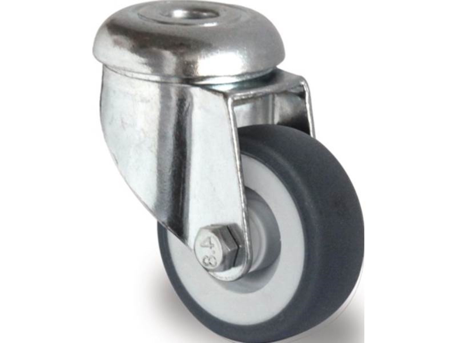 PROMAT Lenkrolle PROMAT Lenkrolle Rad-Ø 50 mm Tragfähigkeit 50 kg mit Rückenloch G