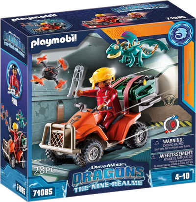 Playmobil® Konstruktions-Spielset »Dragons: The Nine Realms - Icaris Quad & Phil (71085)«, (28 St), Made in Europe