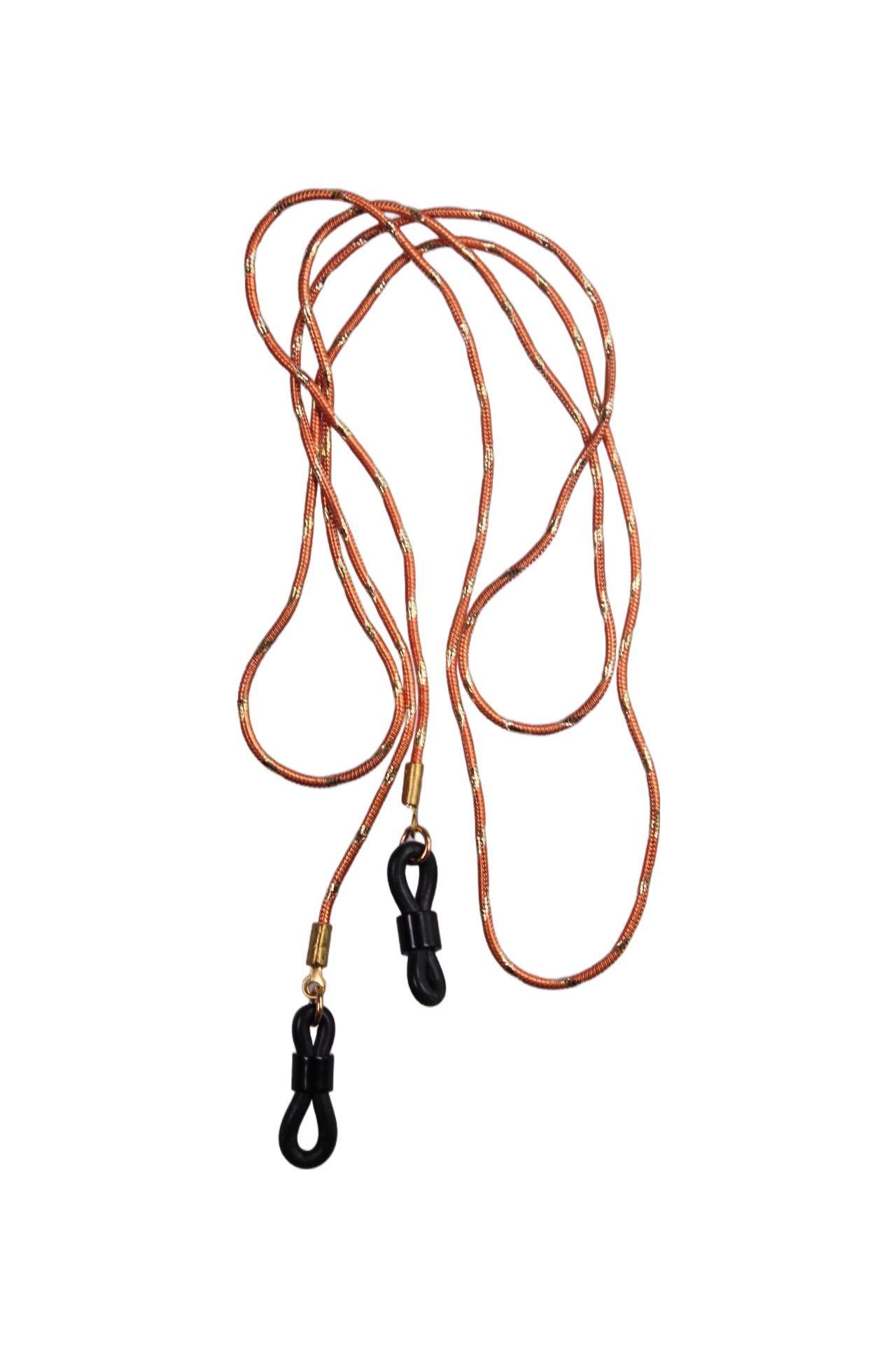 Brillenetui Coloriertes Metall Brillenband Orange
