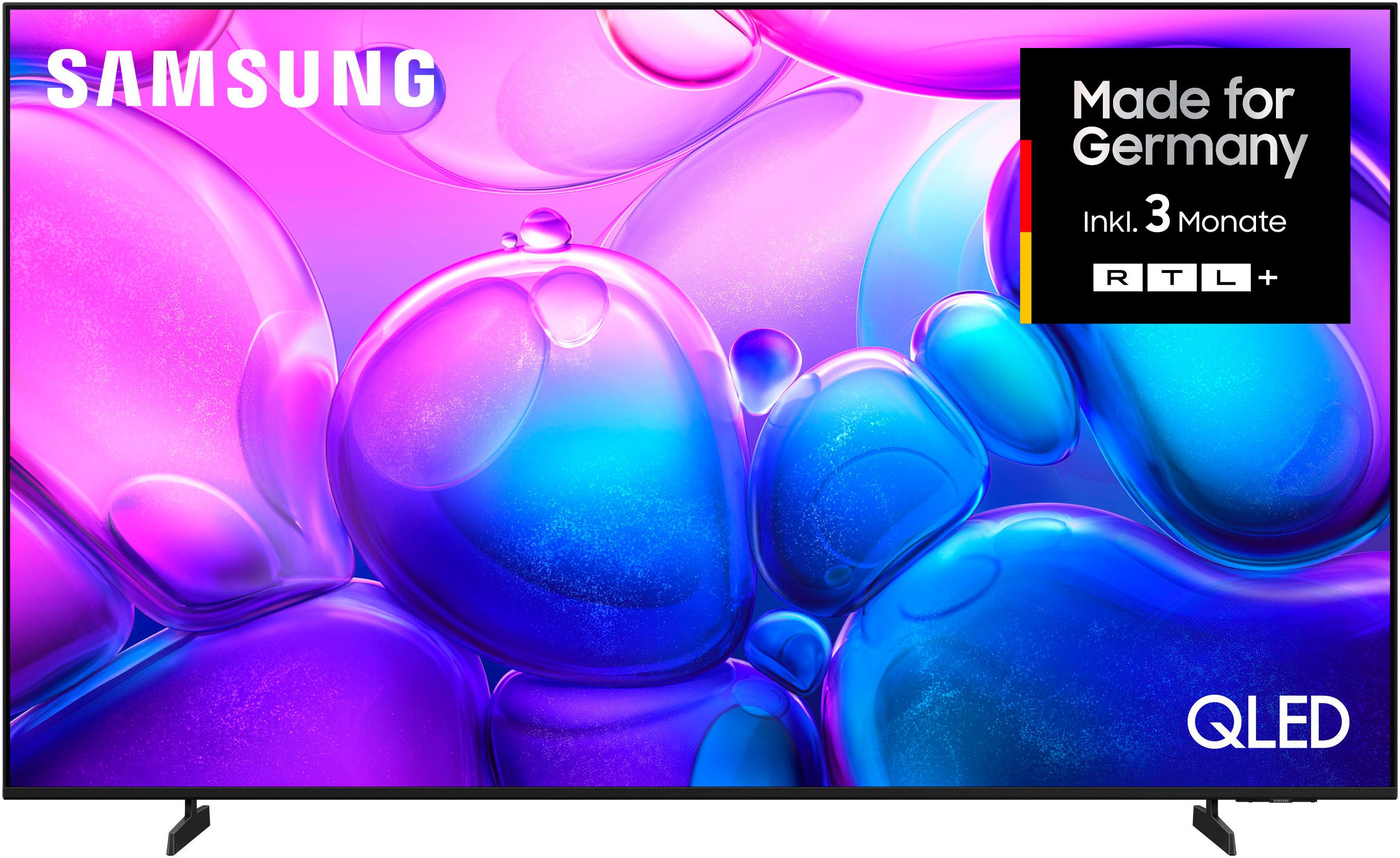 Samsung GQ75Q6FAAU QLED-Fernseher (189 cm/75 Zoll, 4K Ultra HD, Smart-TV, Quantum HDR, Knox Security, Art Store, 3D Sound, Gaming Hub, AI TV)