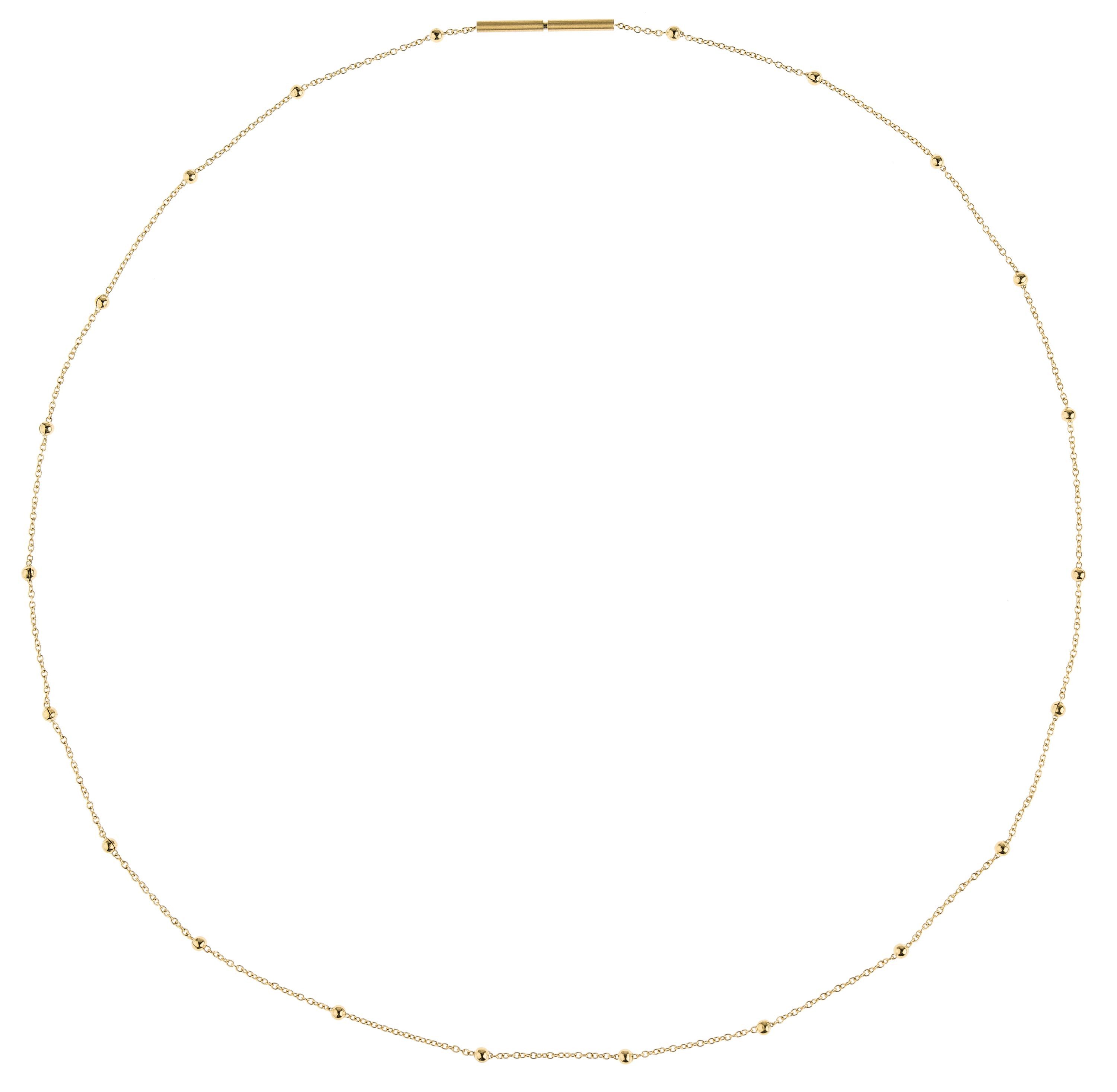 Ernstes Design Kette mit Anhänger Ernstes Design Ankerkette, poliert, Gelbgold 45 cm