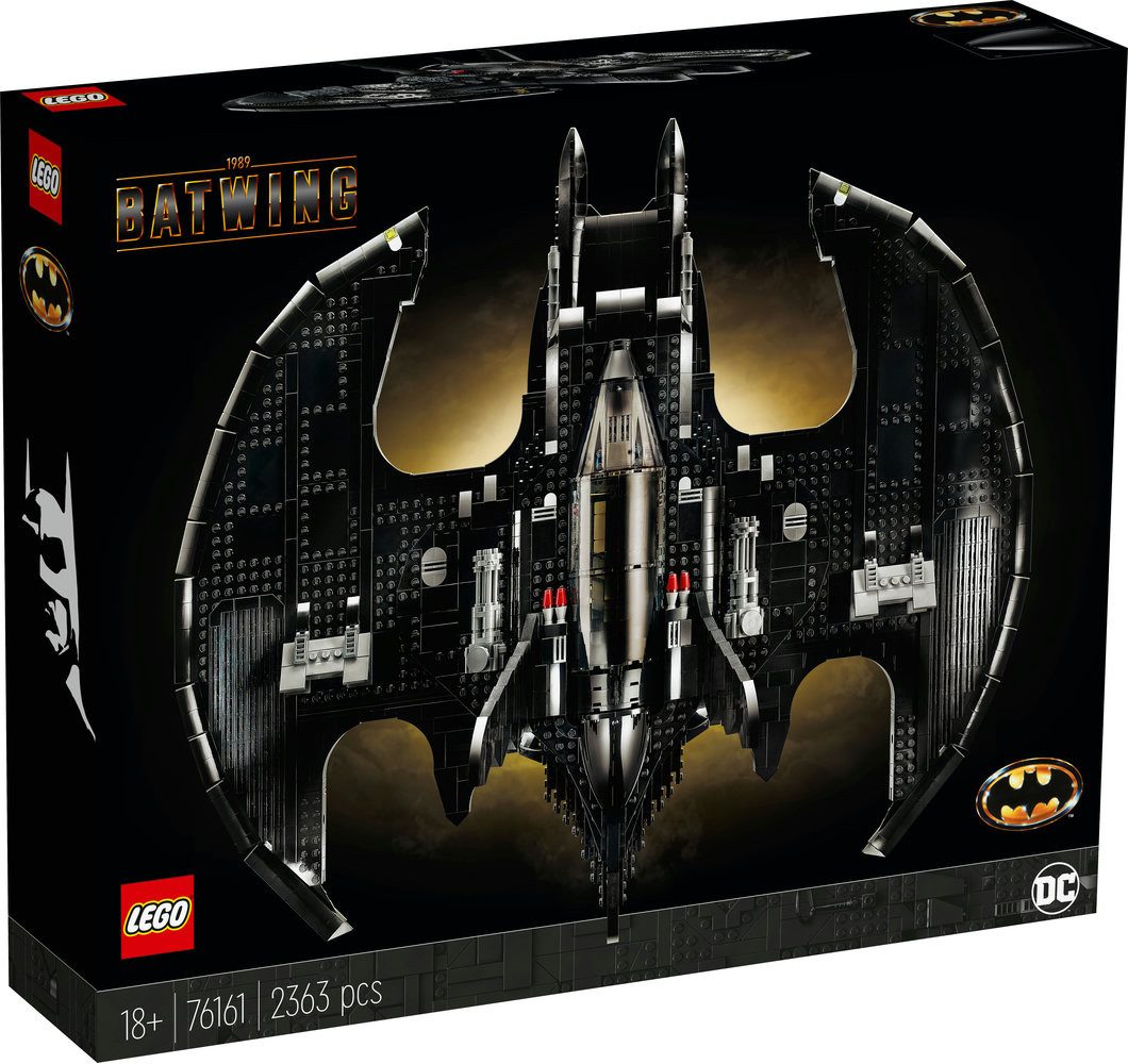 LEGO® LEGO® DC Super Heroes: 76161 - Batman™ 1989 Batwing - EOL 2022 Konstruktionsspielsteine, (Set)
