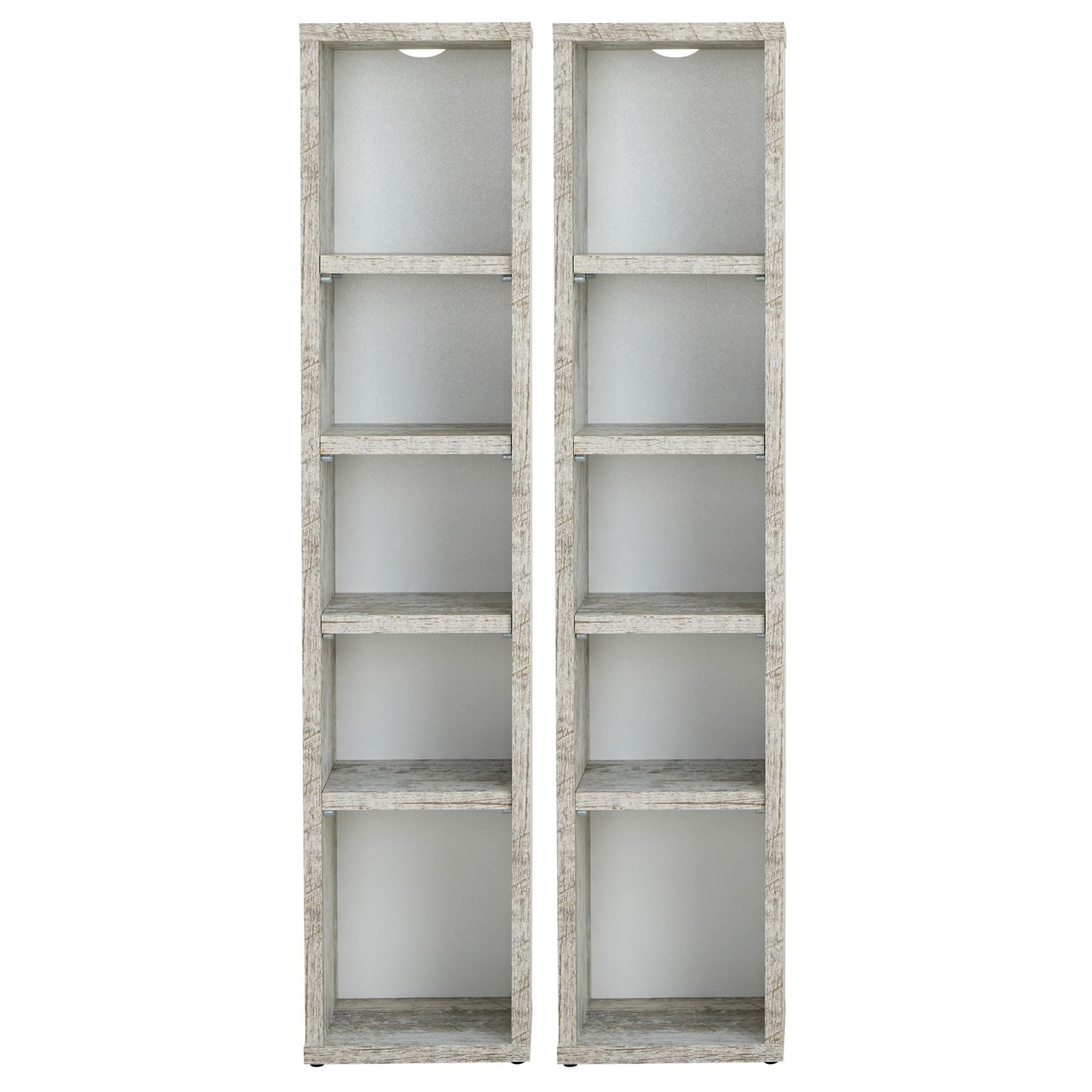 CARO-Möbel CD-Regal CHART, Medienregal aus 2 Modulen, Medien Aufbewahrung b günstig online kaufen