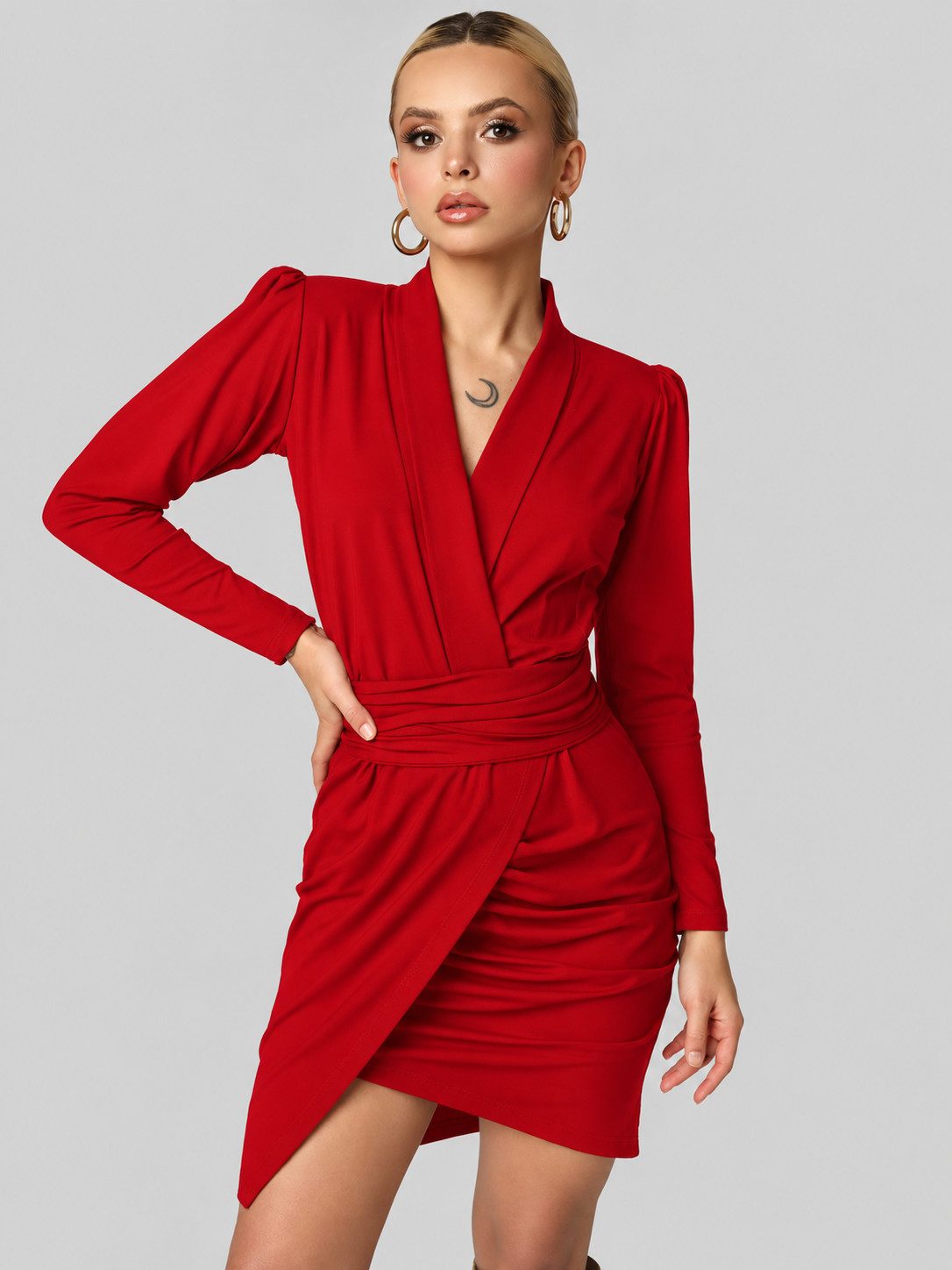 MADNEZZ Playsuit Minikleid Superstition - czerwony