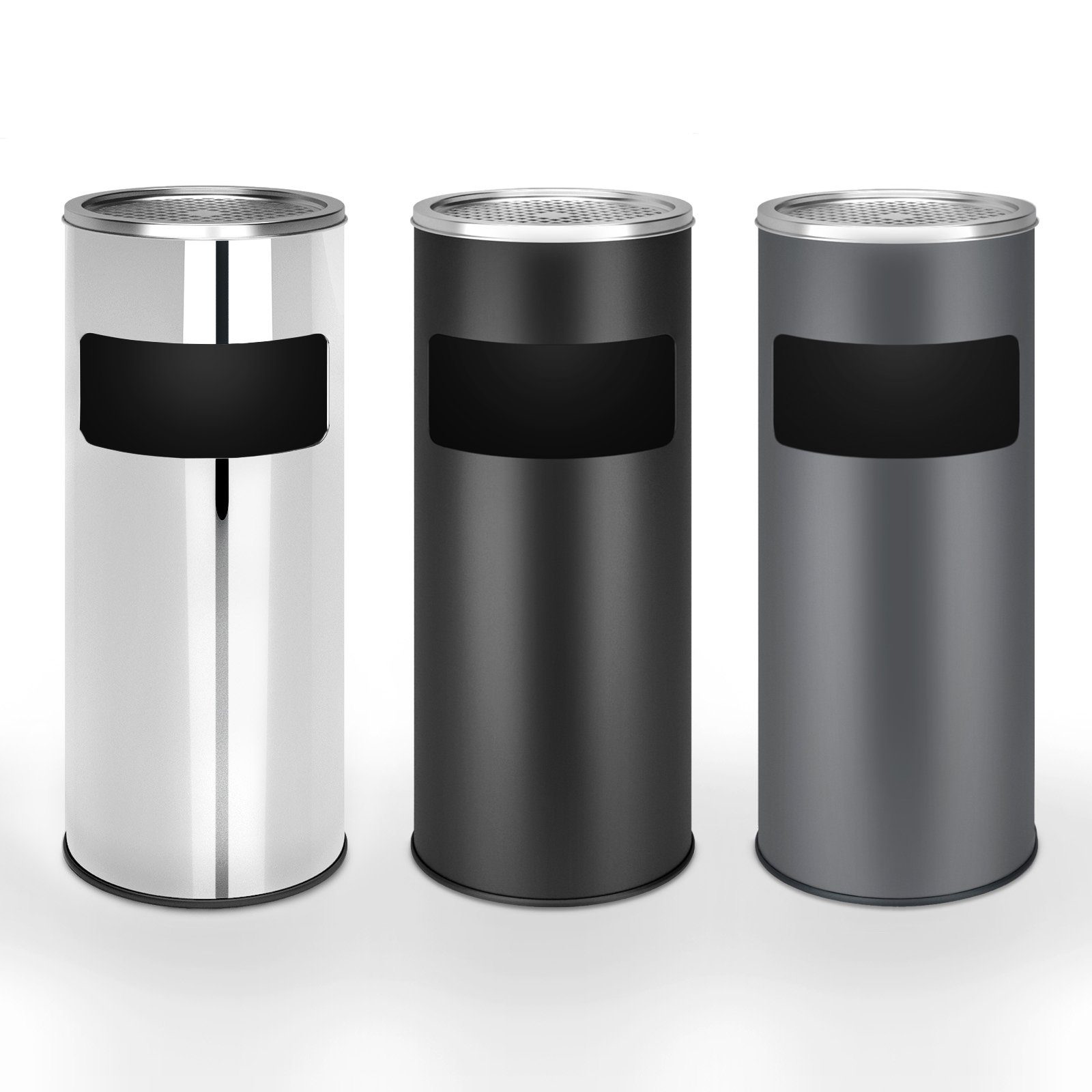 Jago Mülleimer Standaschenbecher Standascher Mülleimer 30L