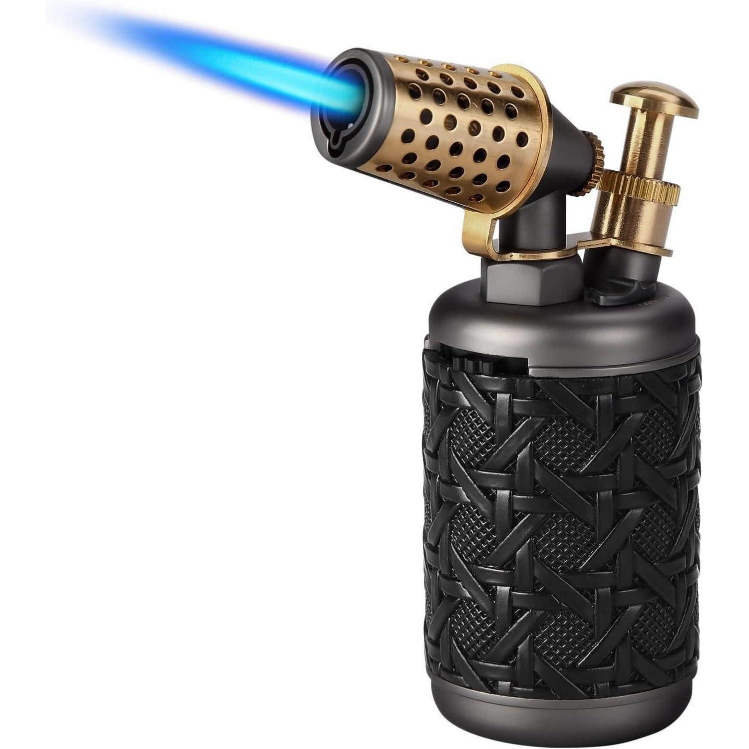 Ultraray Feuerzeuge Sturmfeuerzeug Gas Jetflame nachfüllbar Vintage Feuerzeug mit Punch