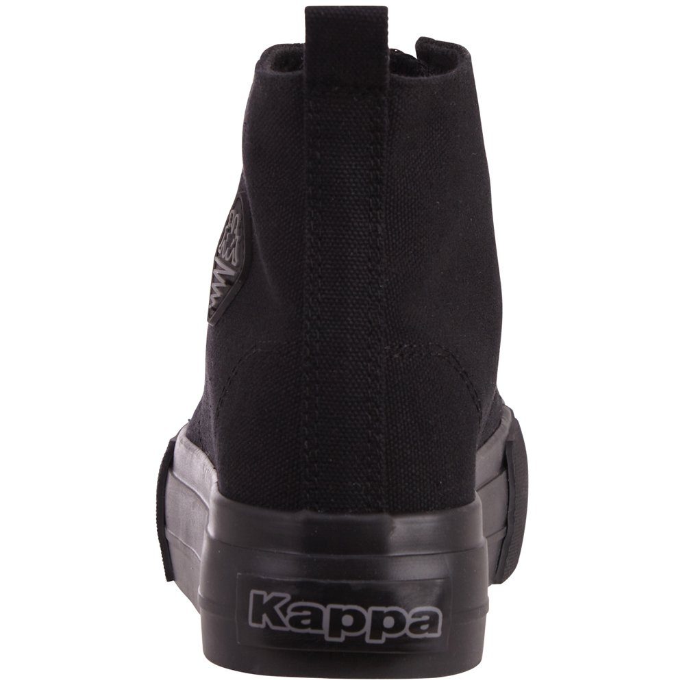 Plateau-Sohle - mit Sneaker Kappa angesagter black