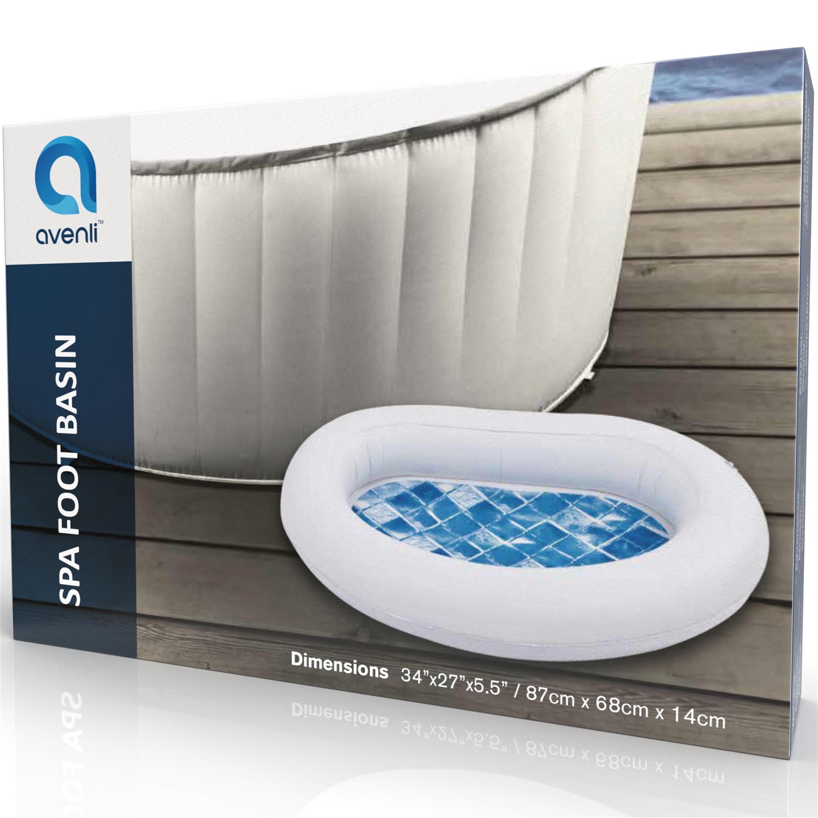 Avenli Fußbad Fußbecken Wanne für Spa Pool & Whirlpool, 87 x 68 x 14 cm, 1-tlg., aufblasbar, Fußwanne zum Reinigen der Füße