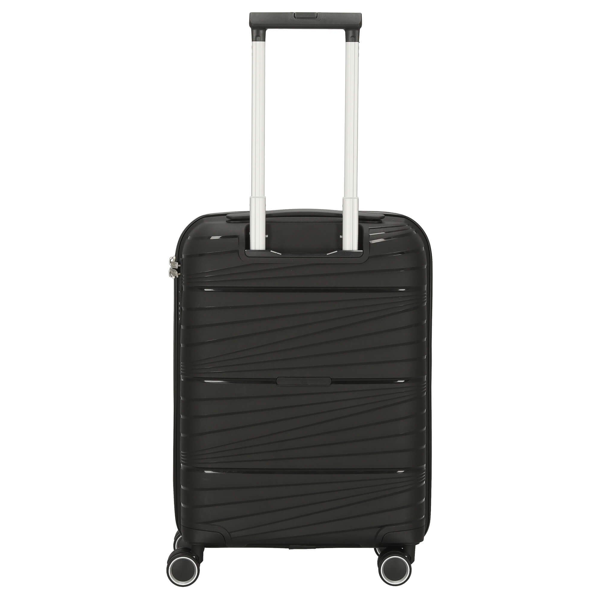 Gabol - Rollen Kiba 4-Rollen-Kabinentrolley Rollen black Handgepäck-Trolley 4 cm, 54