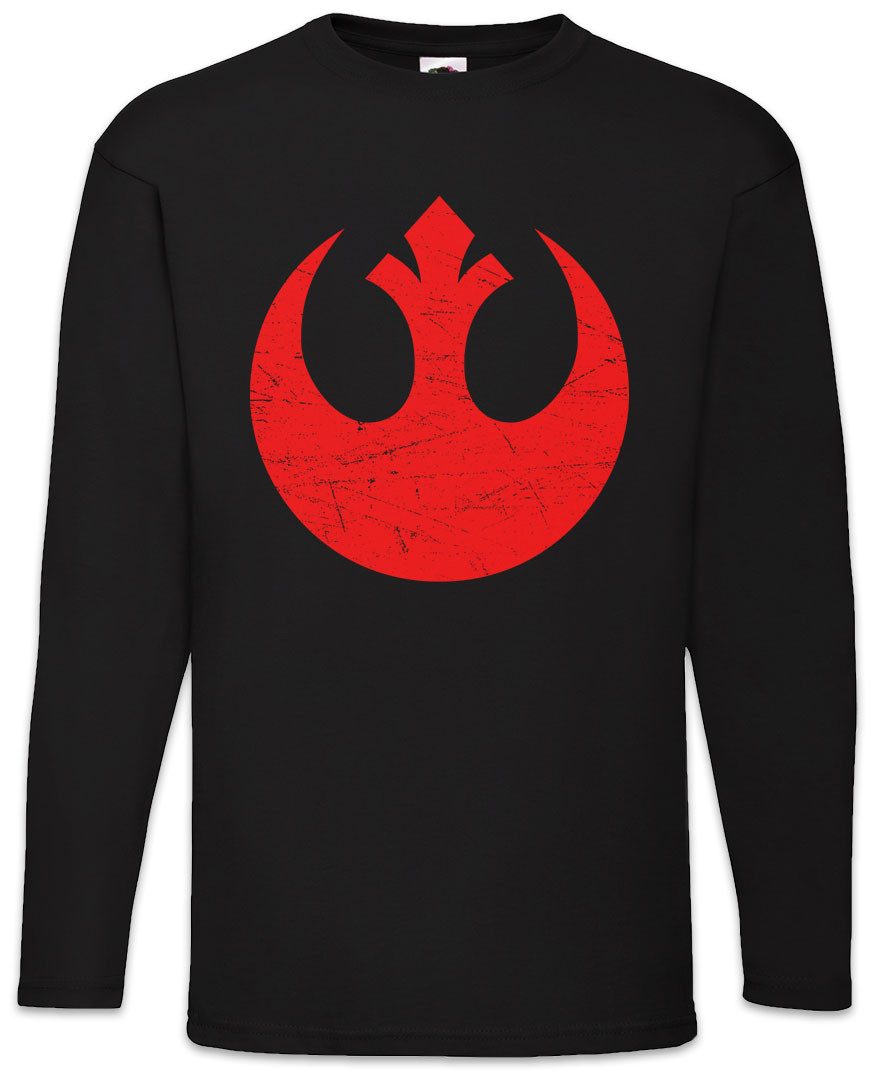 Langarmshirt Alliance Logo Langarm T-Shirt Wars Rebel Krieg Rebellion Star Sterne
