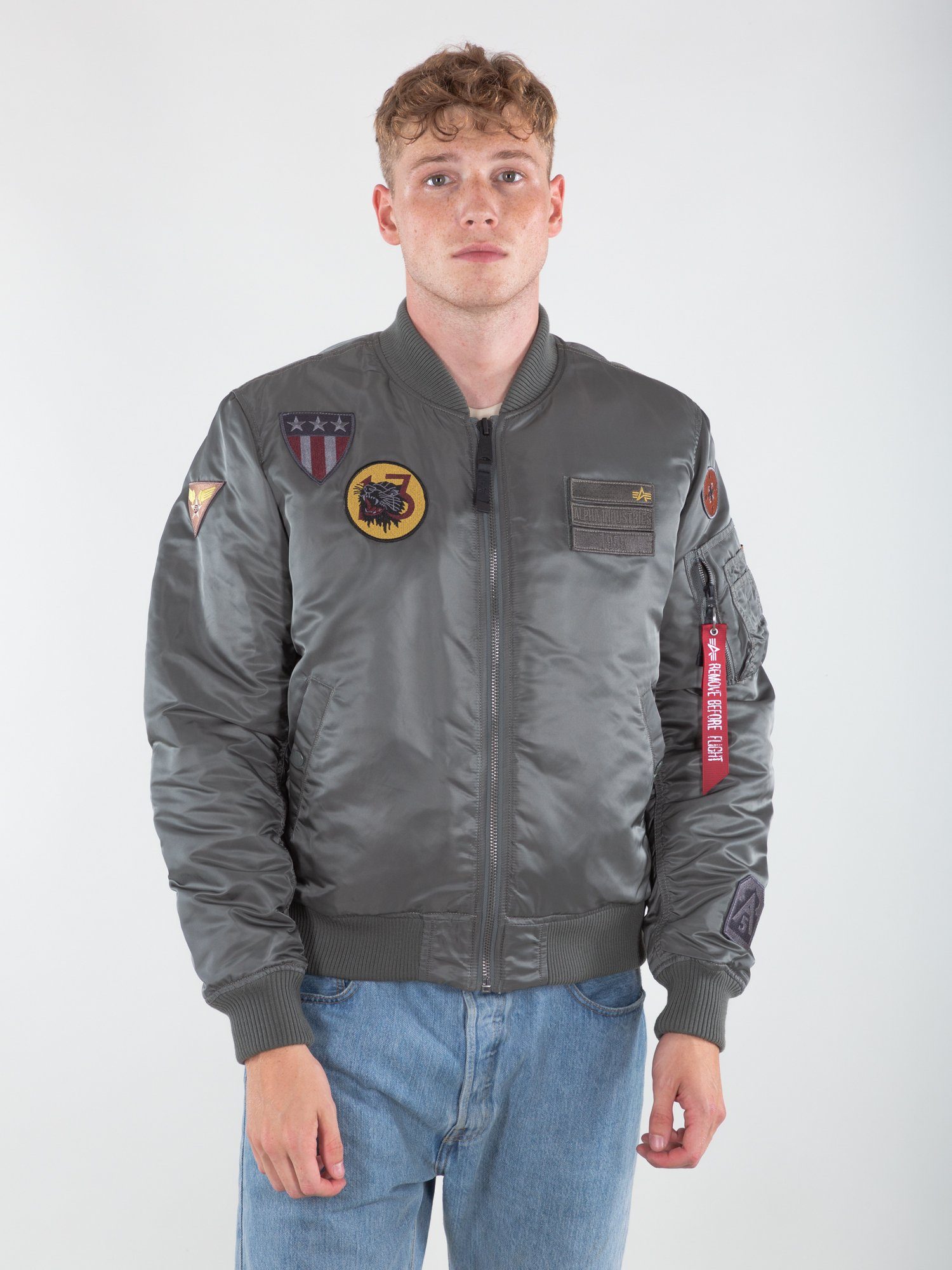 MA-1 Bomberjacke Industries Jackets Alpha Air Men Force Alpha & Bomber Industries - Flight