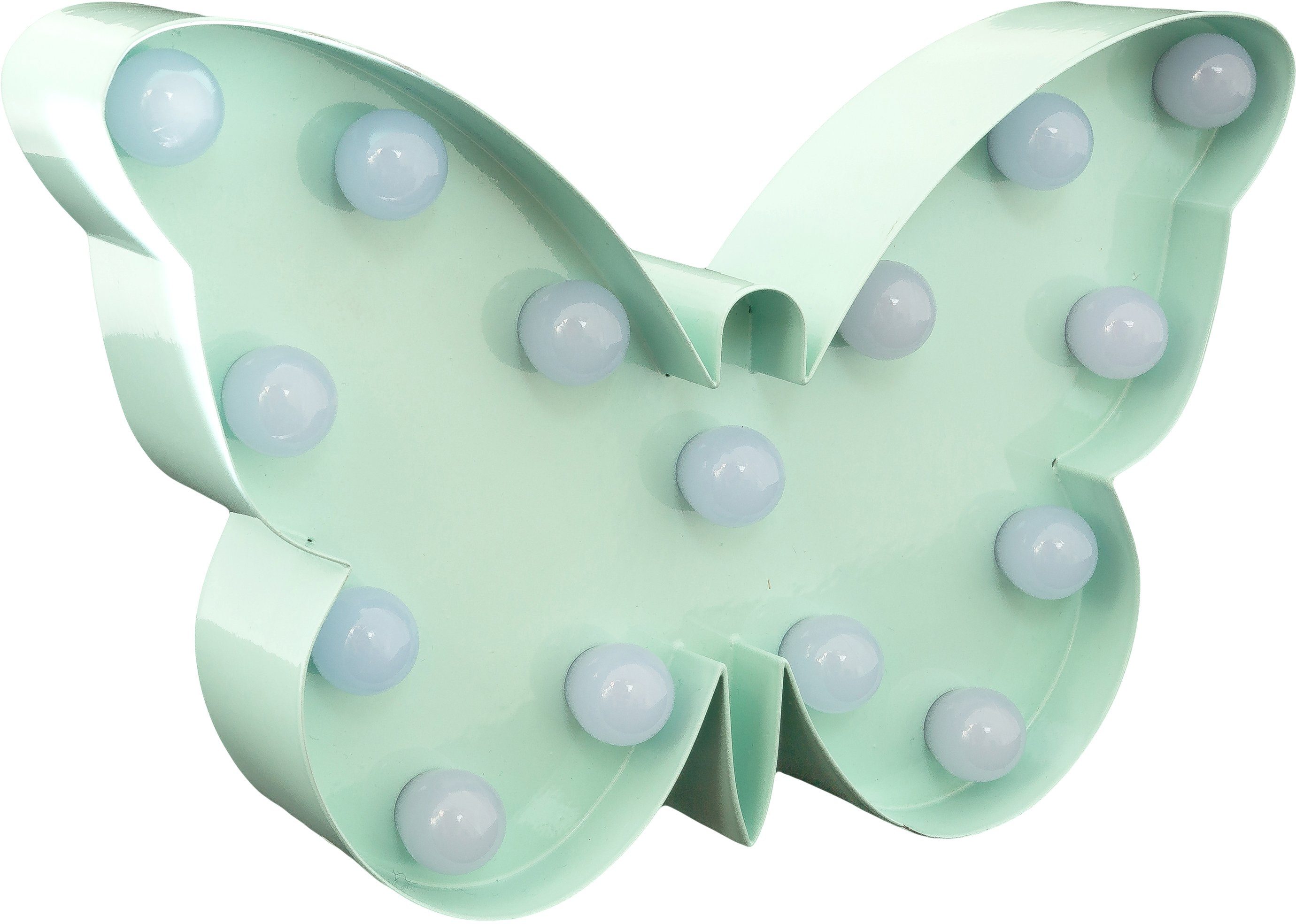 MARQUEE LIGHTS LED Dekolicht Butterfly, LED fest integriert, Warmweiß, Wand günstig online kaufen