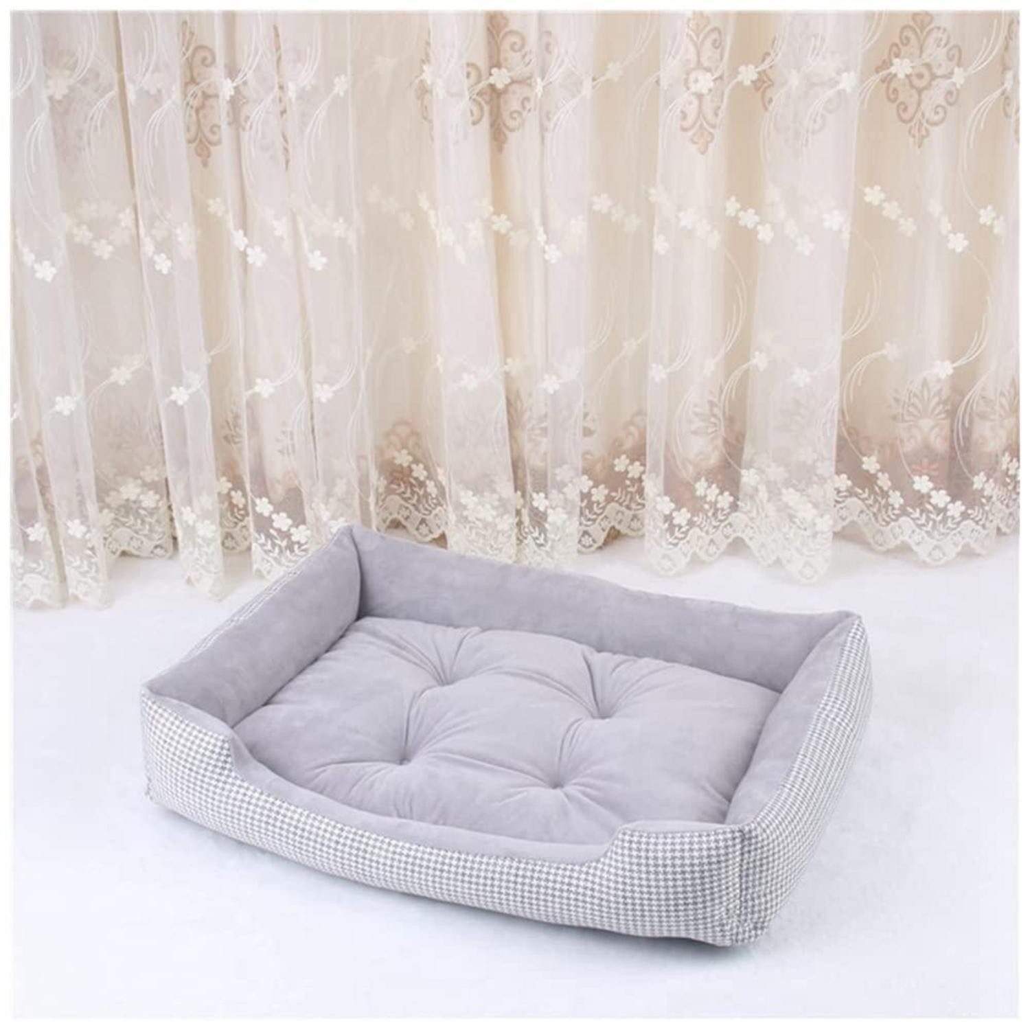 LuxusKollektion Hundebett Hundebett Grau XL
