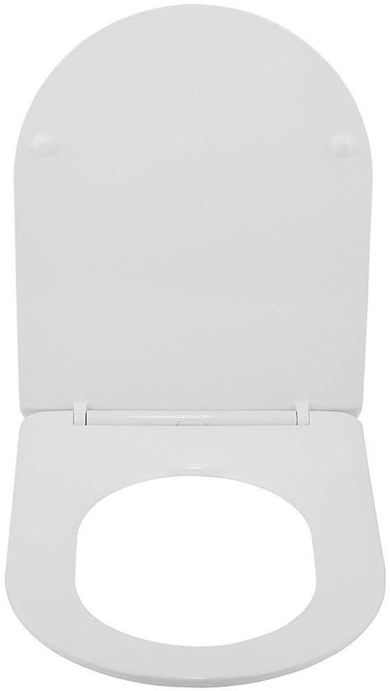 WENKO WC-Sitz Modell Galati, aus Duroplast, ultraflach, D-Form, mit Absenka günstig online kaufen
