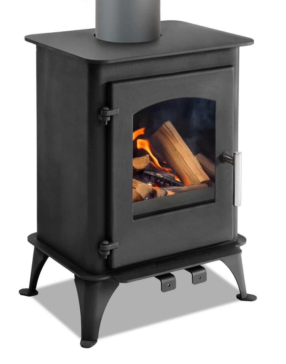 ECOfoxx Kaminofen EEK A - Kleiner Kaminofen Modell DL007, ext. Zuluft, Holz günstig online kaufen