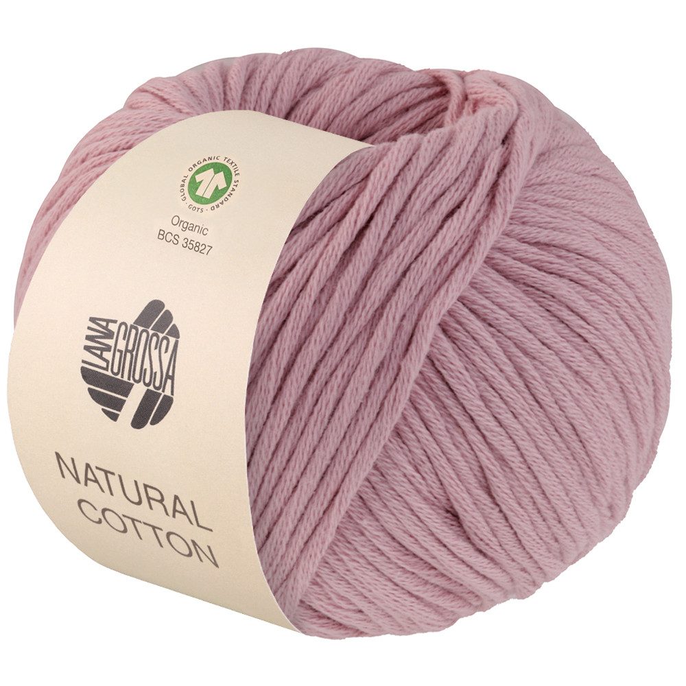 LANA GROSSA NATURAL COTTON Häkelwolle, 80 m (Bio-Baumwollgarn in Millefili-Zwirnung), 50 g