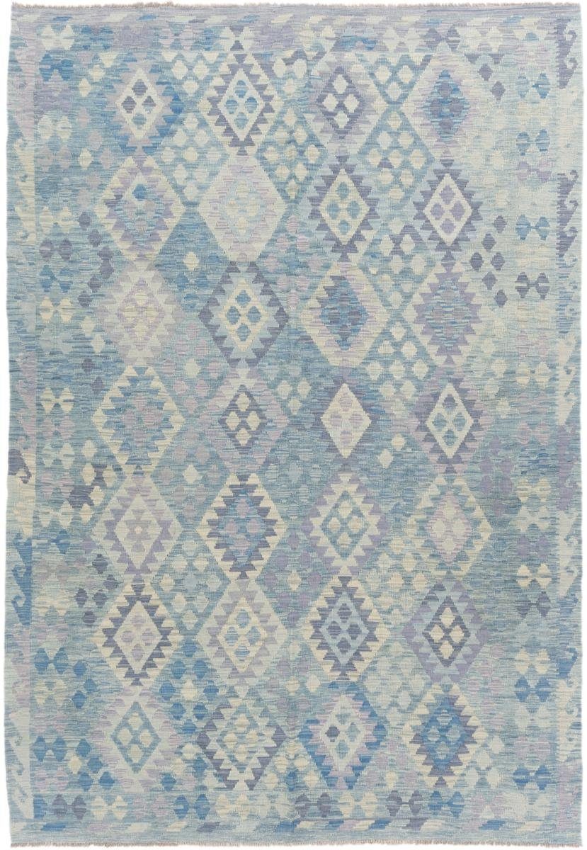 Orientteppich Kelim Afghan 210x297 Handgewebter Orientteppich, Nain Trading, rechteckig, Höhe: 3 mm