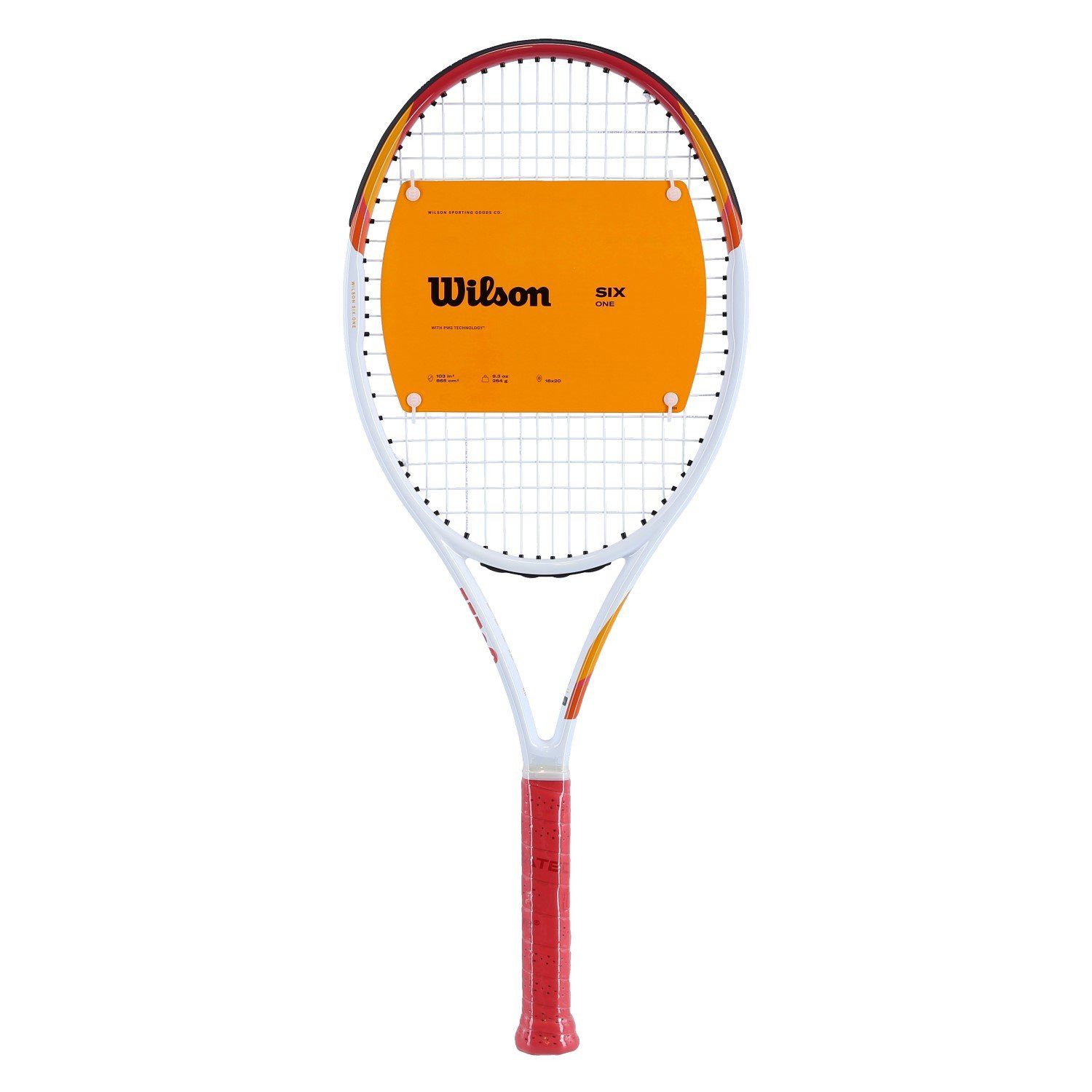 Wilson Tennisschläger Six One 103in/280g/Allround 2023 weiss - besaitet