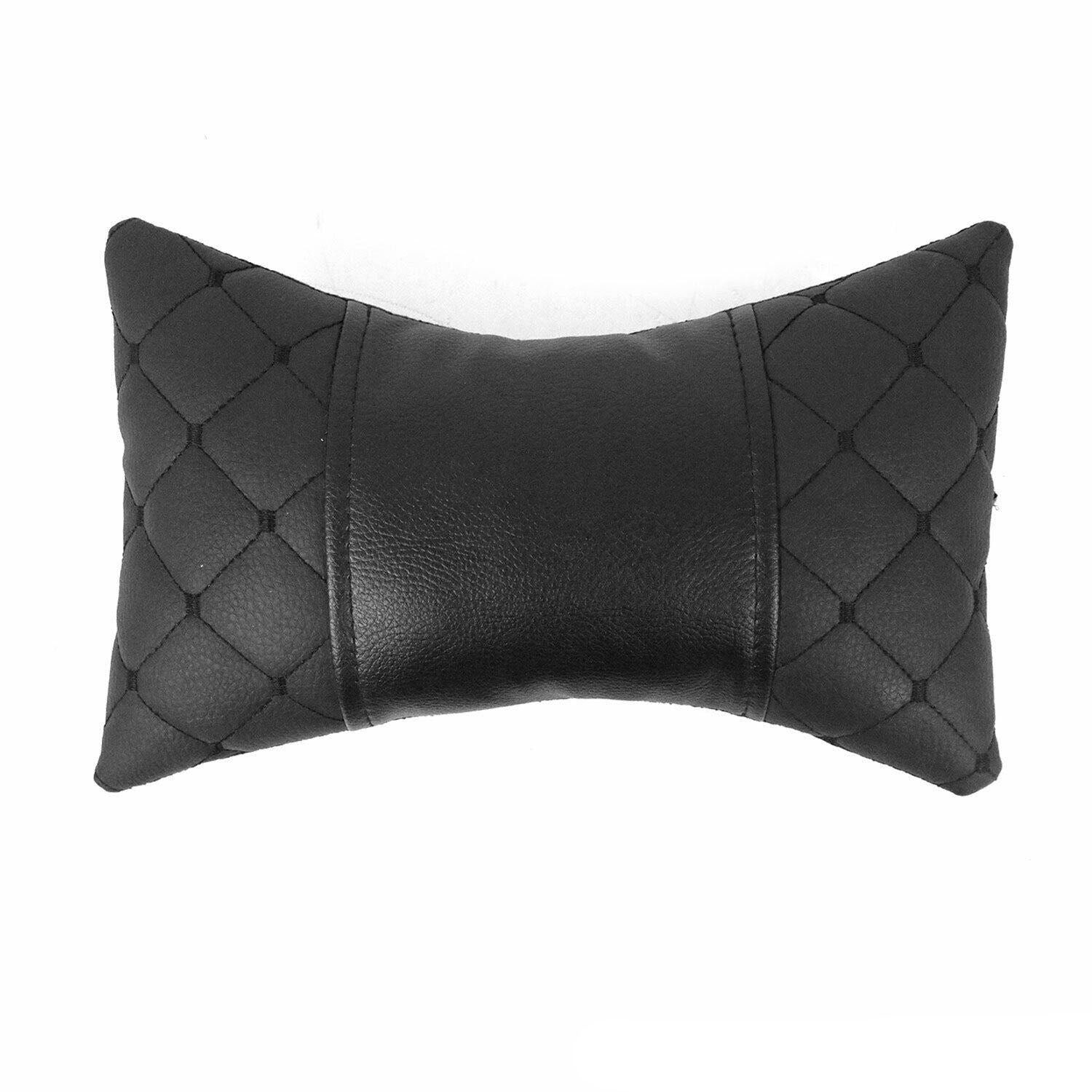 OMAC Autokopfstütze Nackenkissen Auto Schwarz 8x30cm, bequem