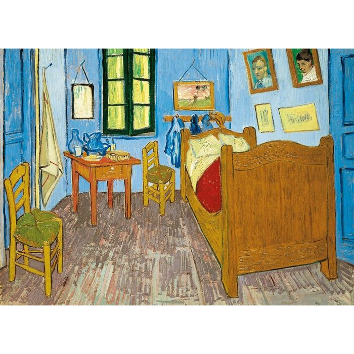 Clementoni® Puzzle Museum Collection Van Gogh Schlafzimmer in Arles 1000 Puzzleteile