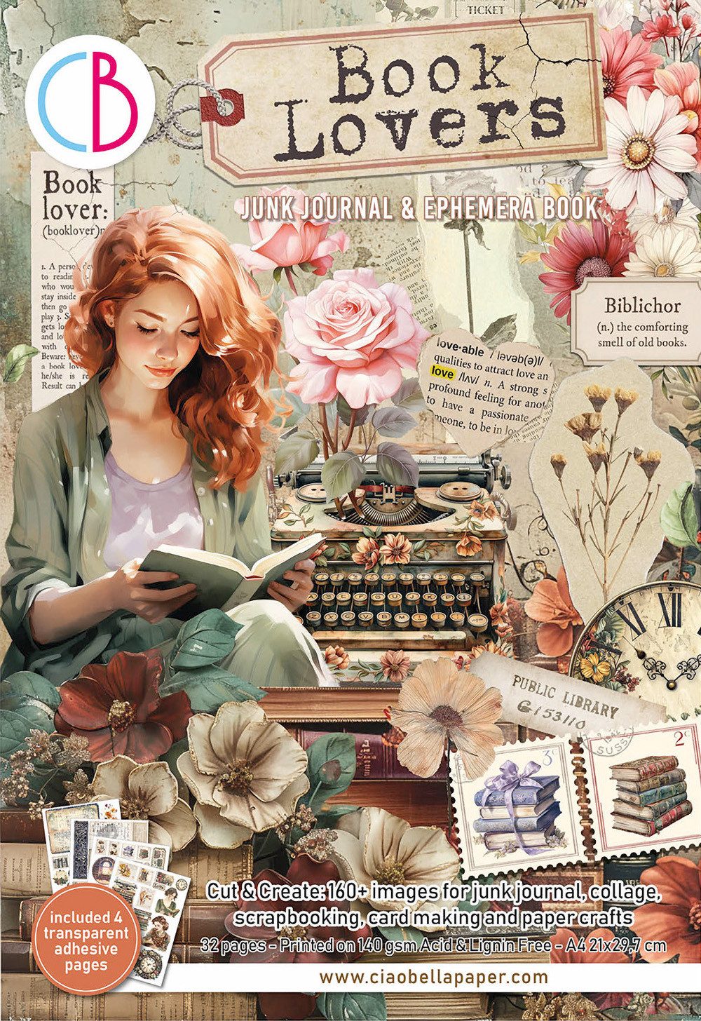 Motivpapier Book Lovers