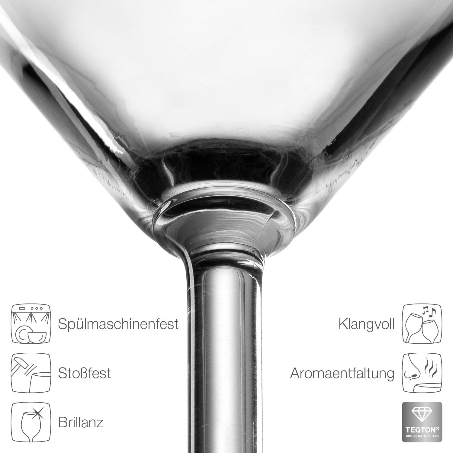 LEONARDO Cocktailglas, Kristallglas, Spülmaschinenfest