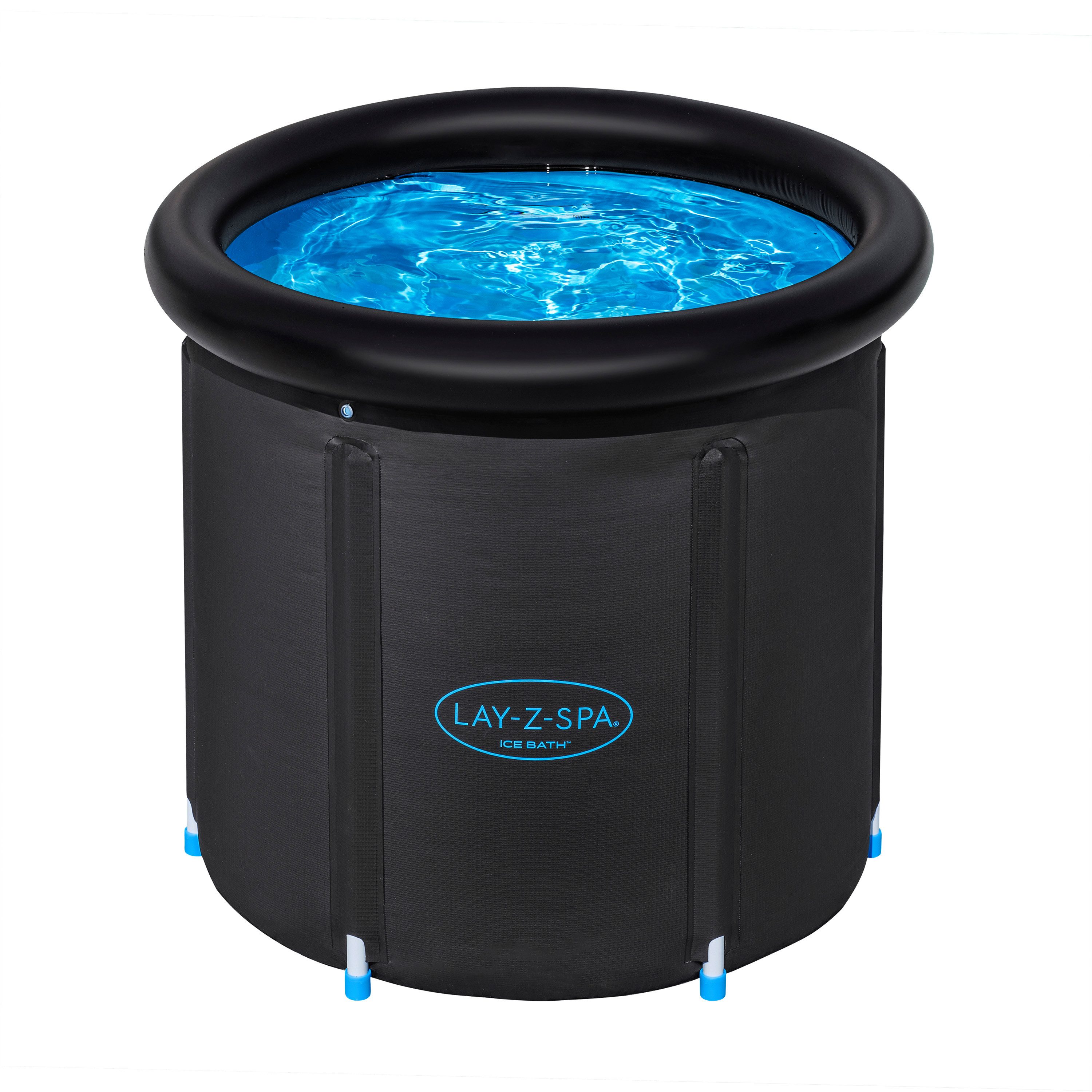 Bestway Framepool LAY-Z-SPA® Glacial Zen™ (Set, Inkl. Abdeckplane, Tragetasche), Integrierter Ganzjahresschutz Polar-Shield™