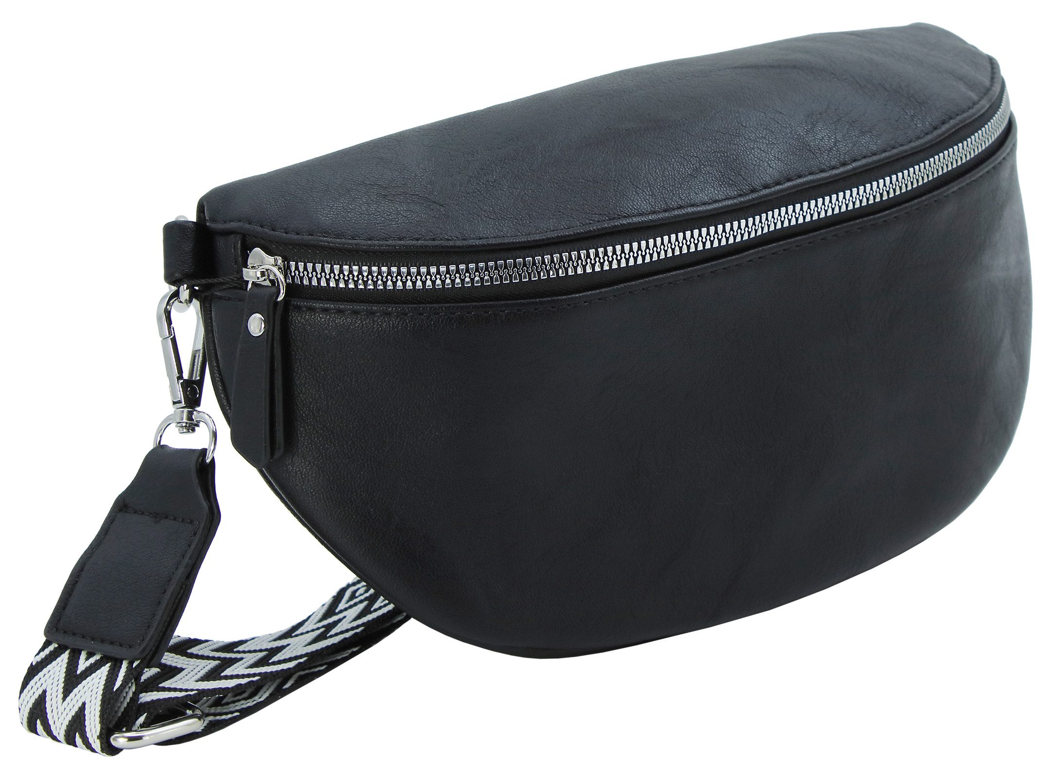 J JONES JENNIFER JONES Bauchtasche Damen Hüfttasche Umhängetasche breiter Gurt Gürteltasche Handtasche – Bild 4 von 5