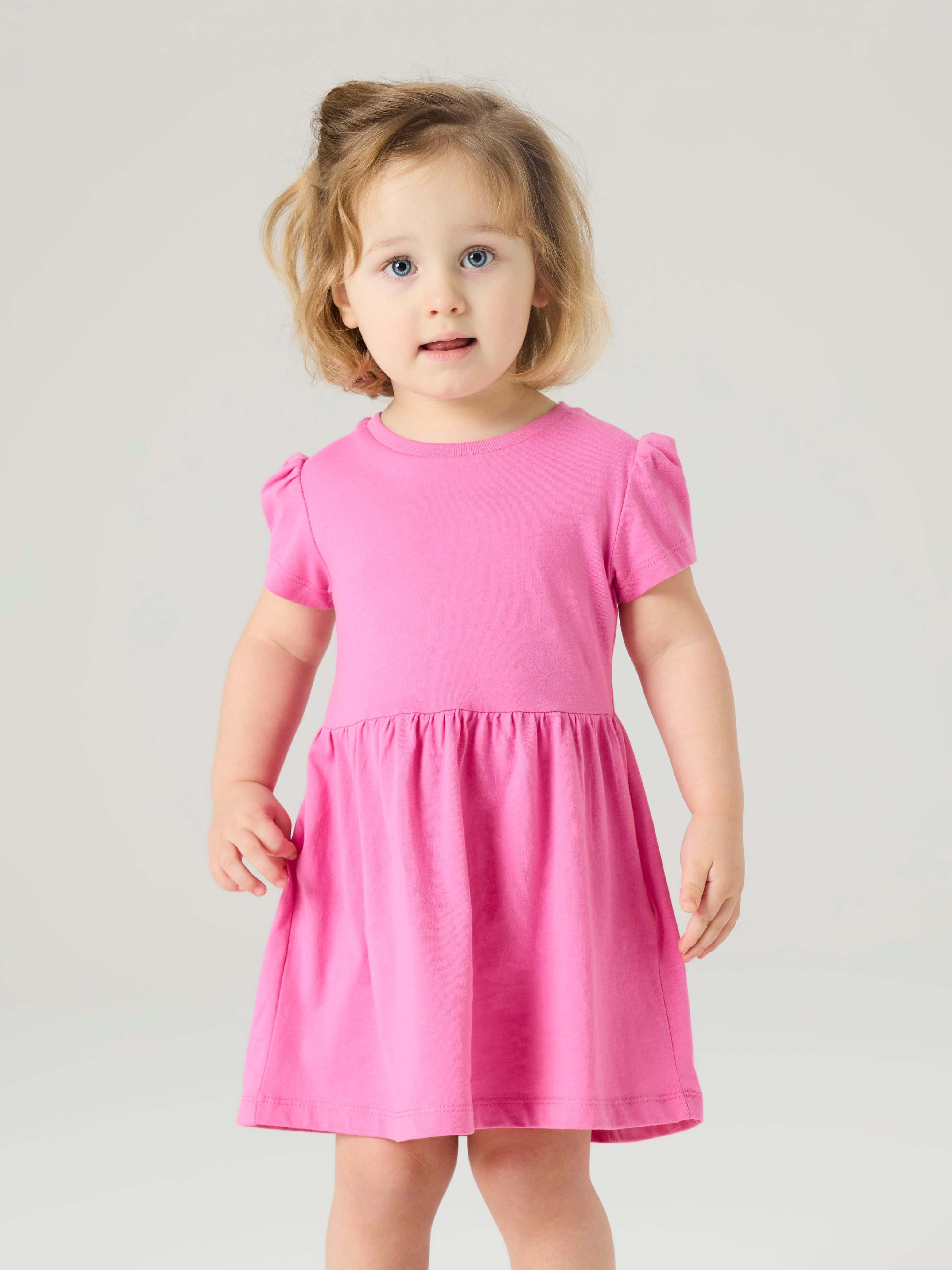 Name It Minikleid NMFVIVIA SS 2P DRESS NOOS (2-tlg) Baumwolle, bedruckt und uni im Set