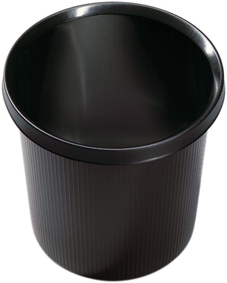 Papierkorb Papierkorb linear 18l schwarz