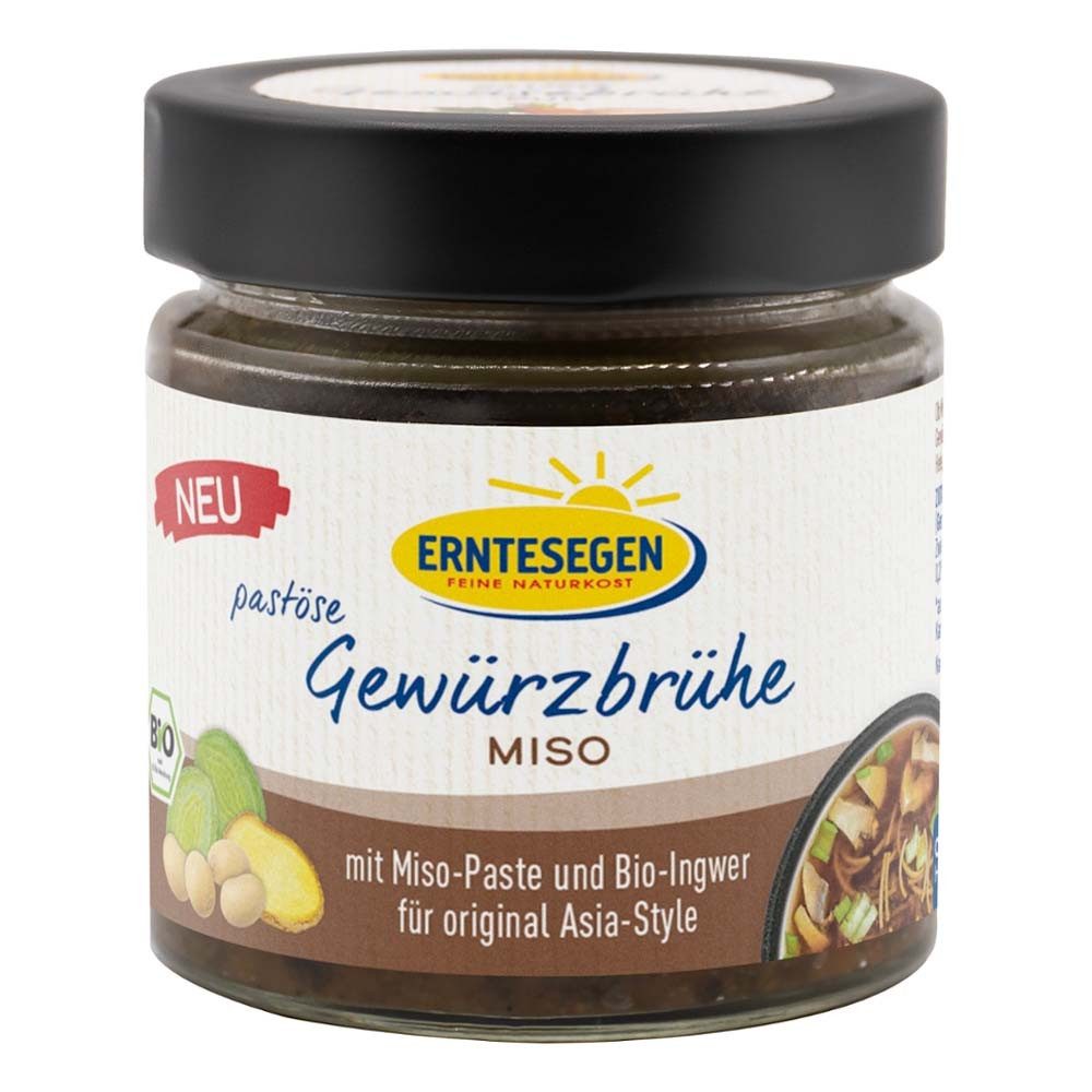 Erntesegen Gewürzpaste Pastöse Gewürzbrühe - Miso 200g